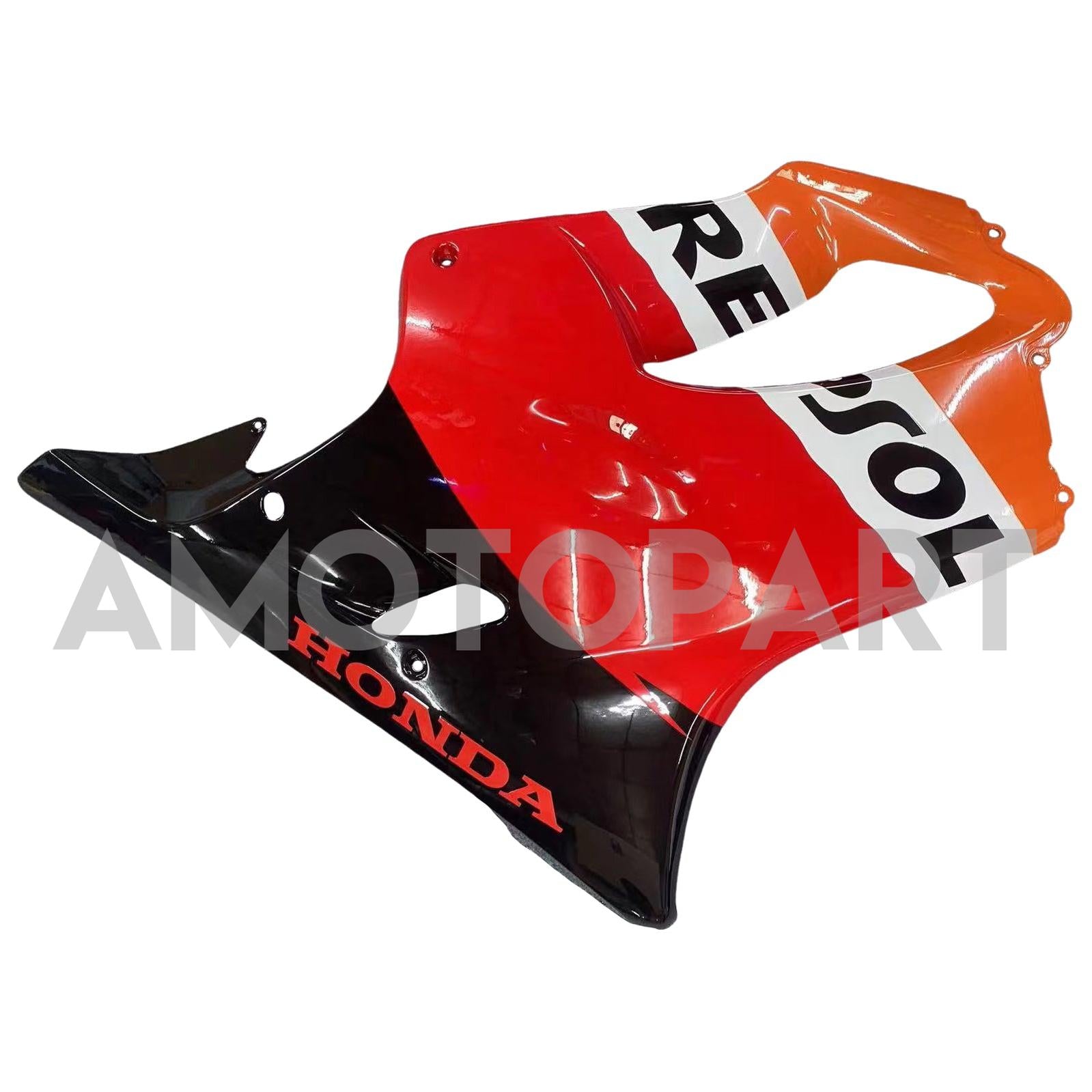 Amotopart 2001-2003 Honda CBR600F4i Fairing Red&Orange Repjol Kit