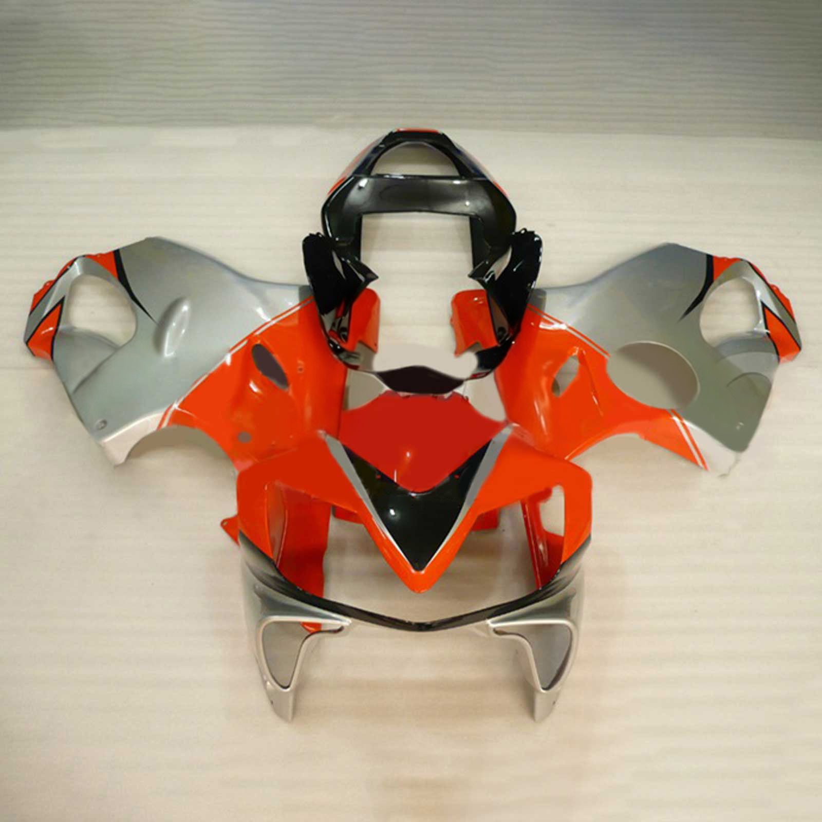 Amotopart 2001-2003 CBR600 F4I Honda Orange & Grey Fairing Kit