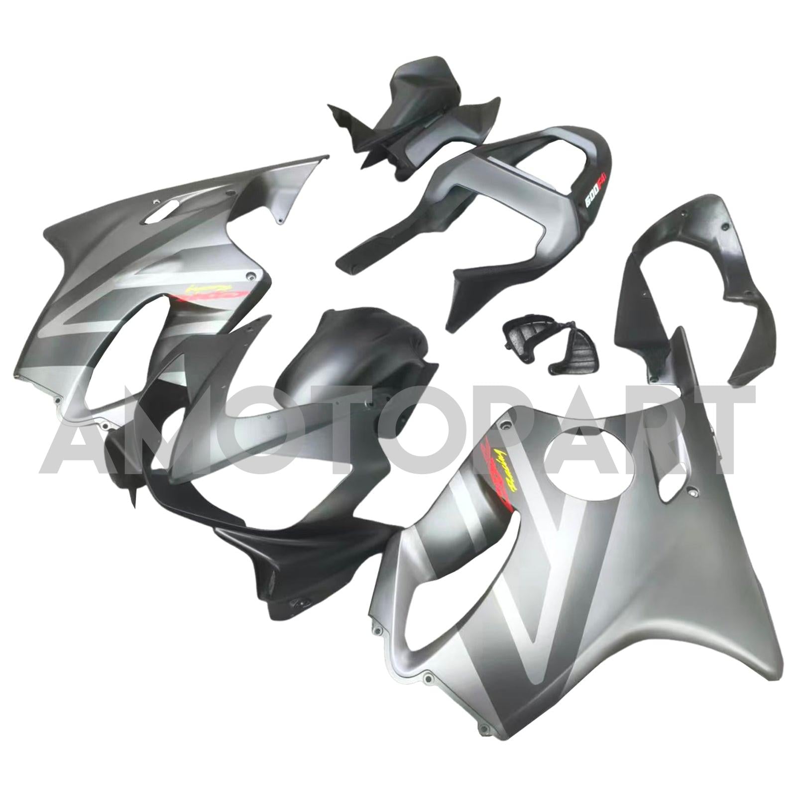 Amotopart 2001-2003 CBR600 F4i Honda Black&Grey Fairing Kit