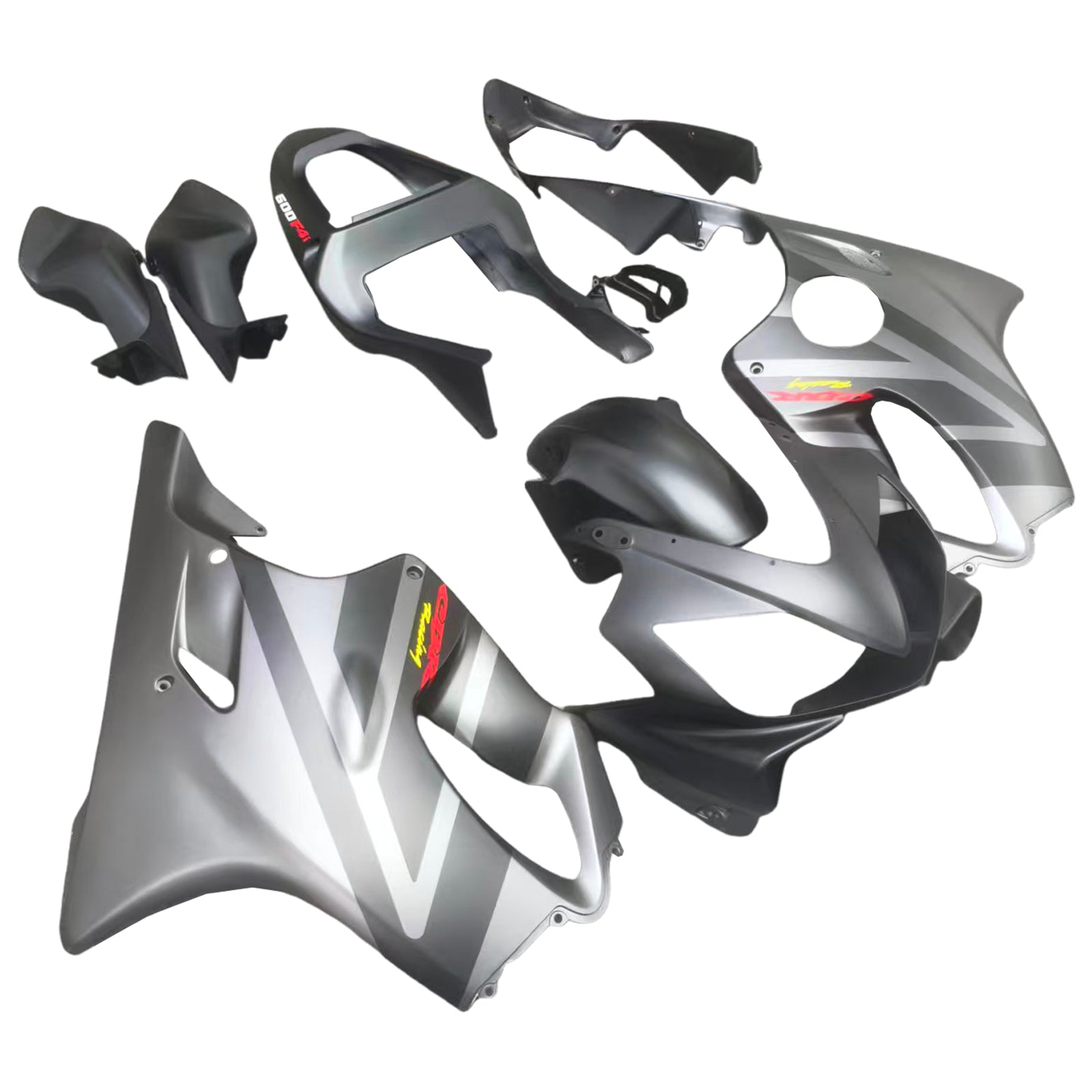 Amotopart 2001-2003 CBR600 F4i Honda Black&Grey Fairing Kit
