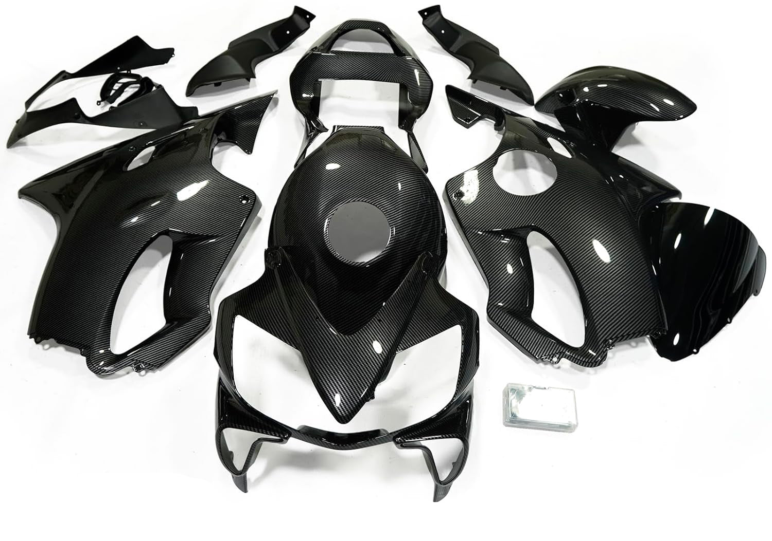 Amotopart 2001-2003 Honda CBR600 F4 Kit de carénage de motif en fibre de carbone