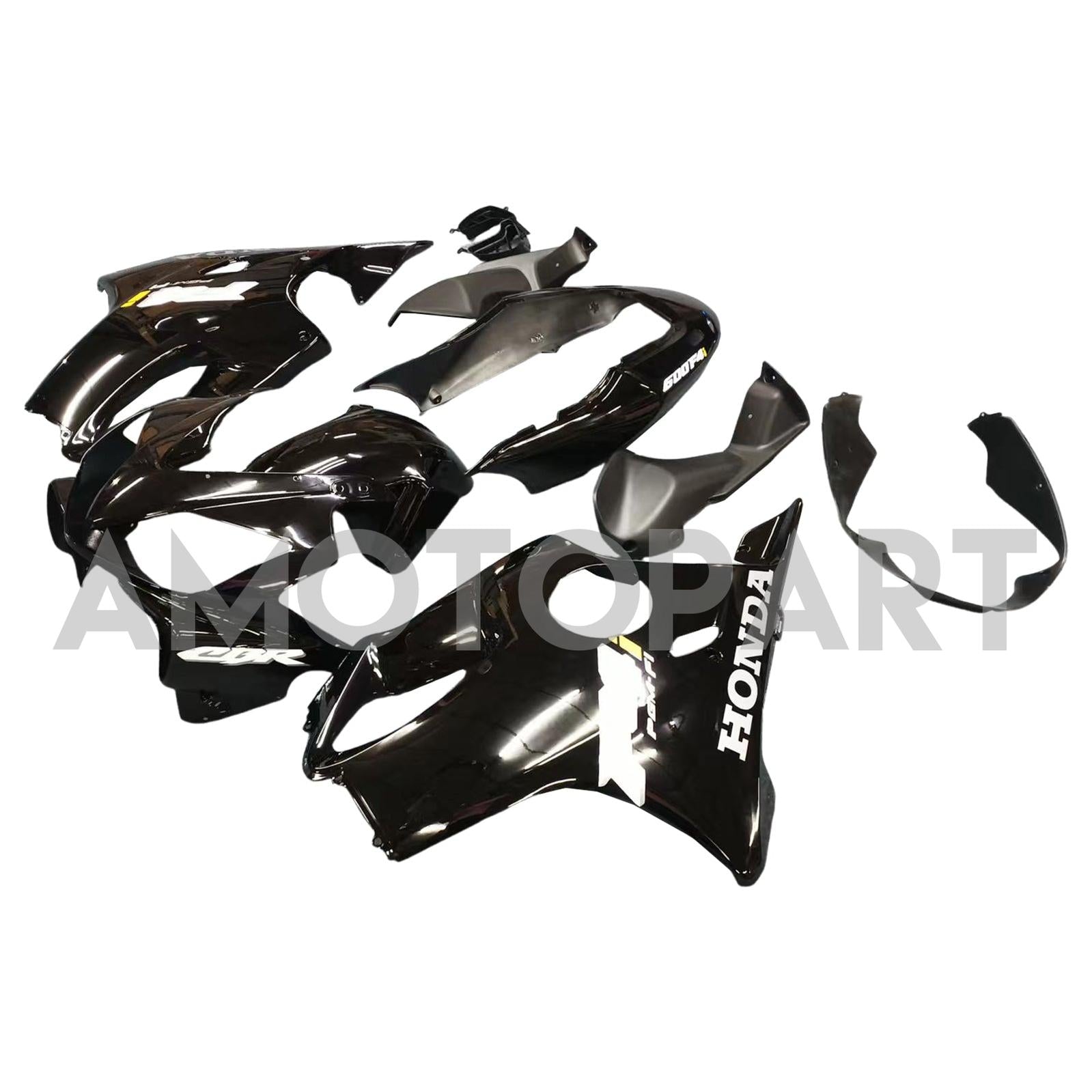 Kit de carenados Amotopart Honda CBR 600 F4i 2004-2007, color negro