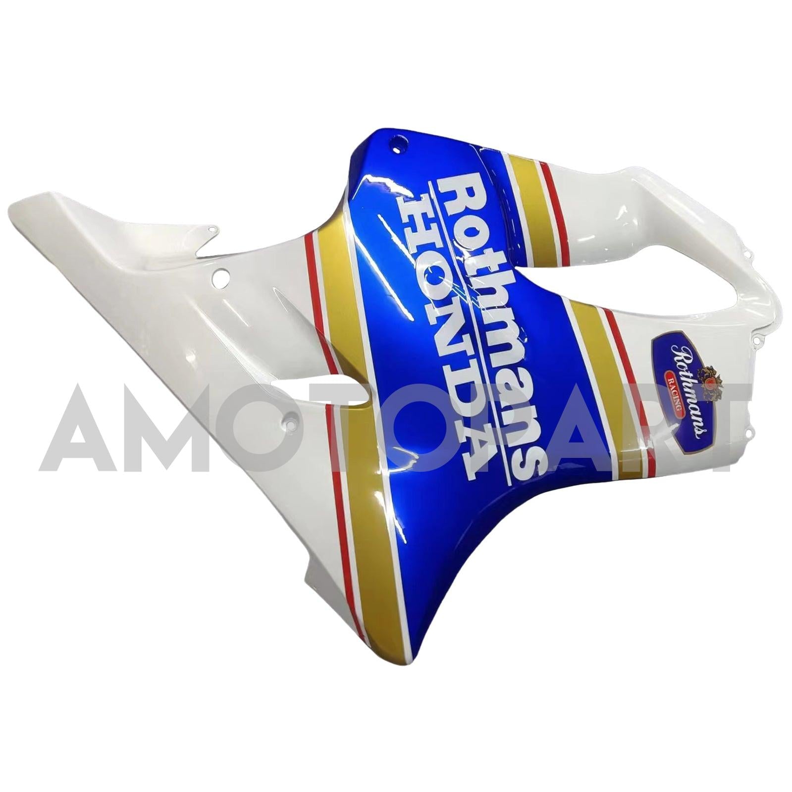 Amotopart 2004-2007 Honda CBR600 F4I Blue & Yellow with Logo Style2 Zestaw owiewki