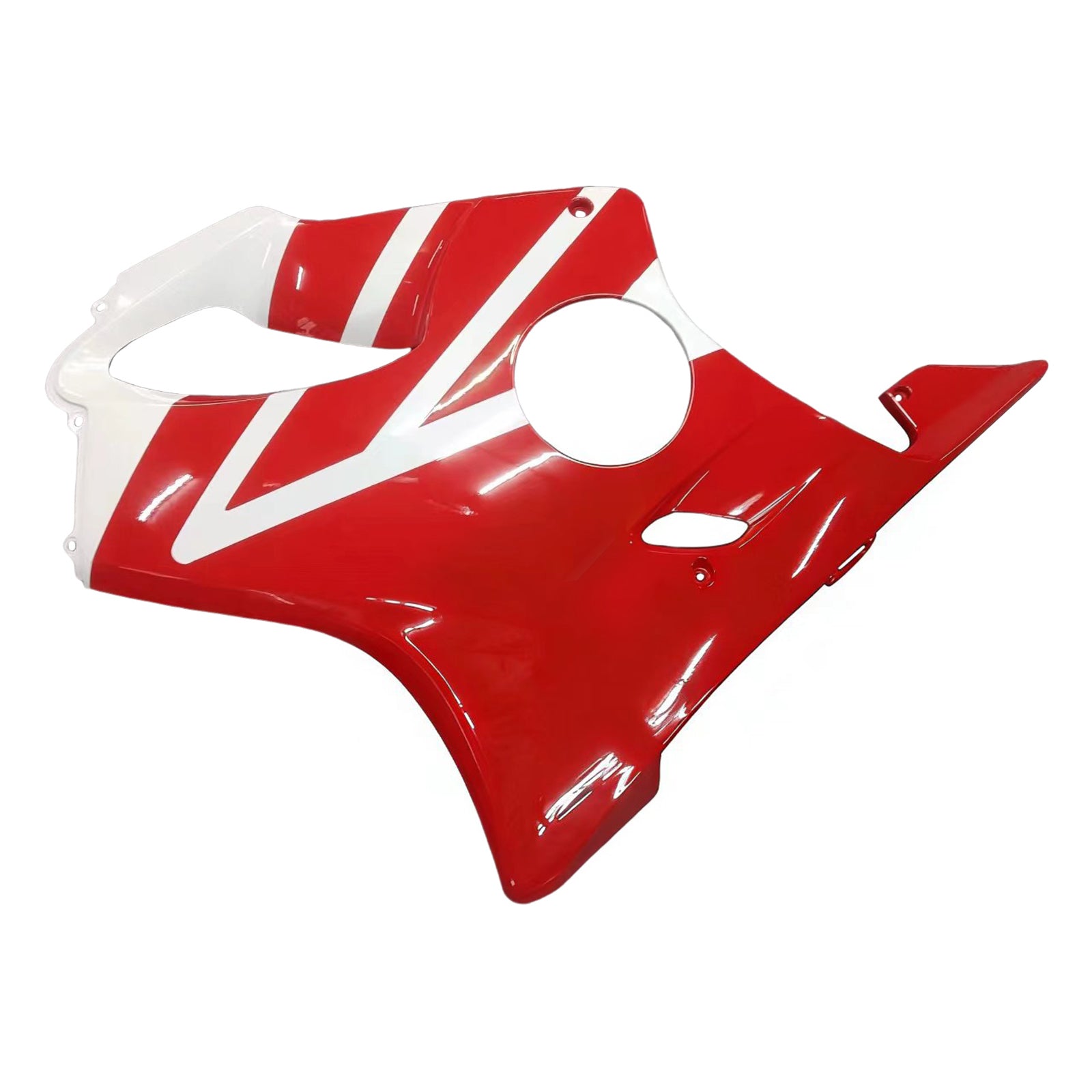 Amotopart 2004-2007 Honda CBR600 F4i Kit de carenado rojo y blanco