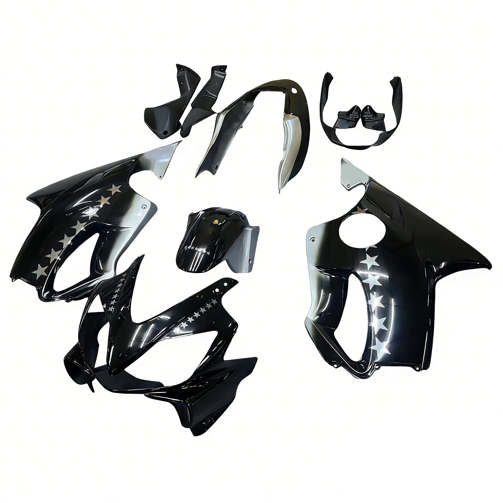 Amotopart 2004-2007 Honda CBR600 F4i Black Fairing Kit