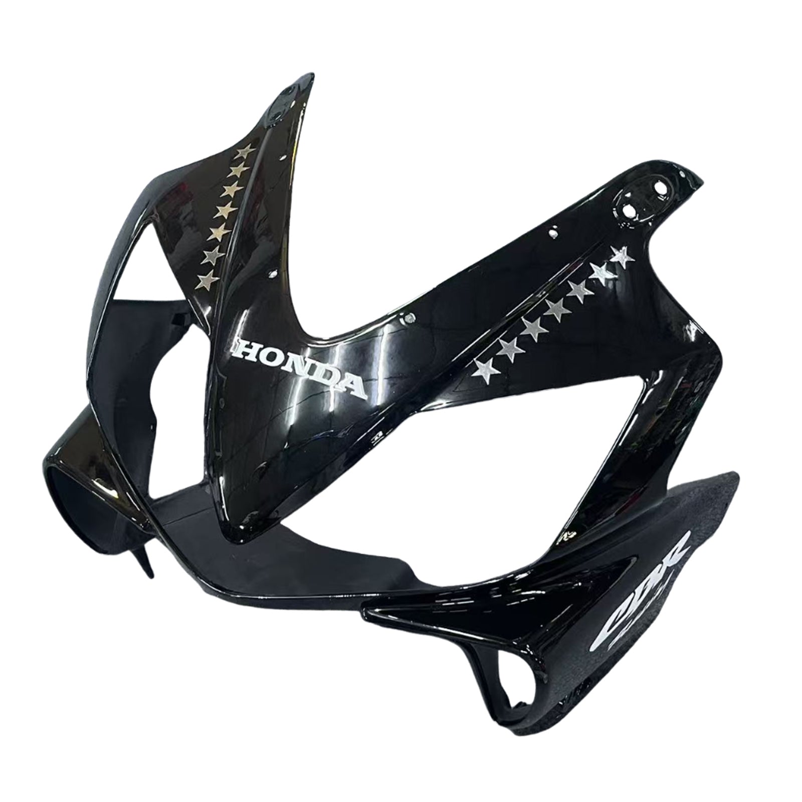 Amotopart 2004-2007 ホンダ CBR600 F4i ブラック ロゴ付きフェアリングキット