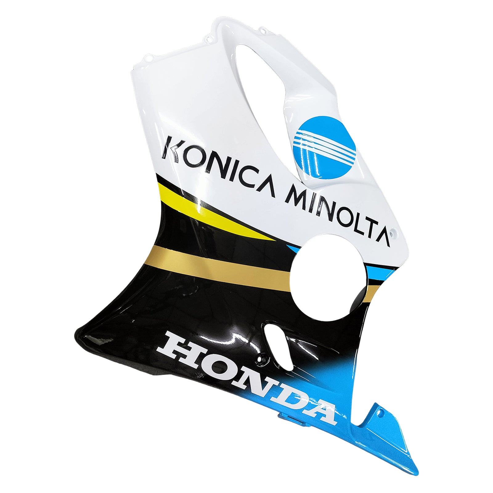 Amotopart 2004-2007 CBR600 F4i Honda White Light Blue Fairing Kit