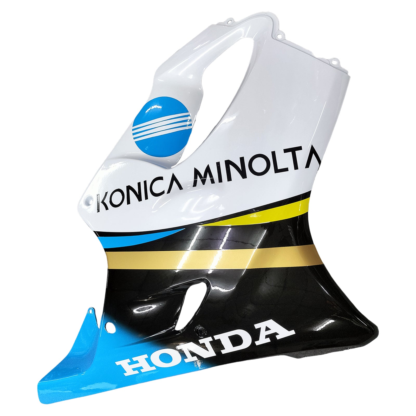 Amotopart 2004-2007 CBR600 F4i Honda White Light Blue Fairing Kit