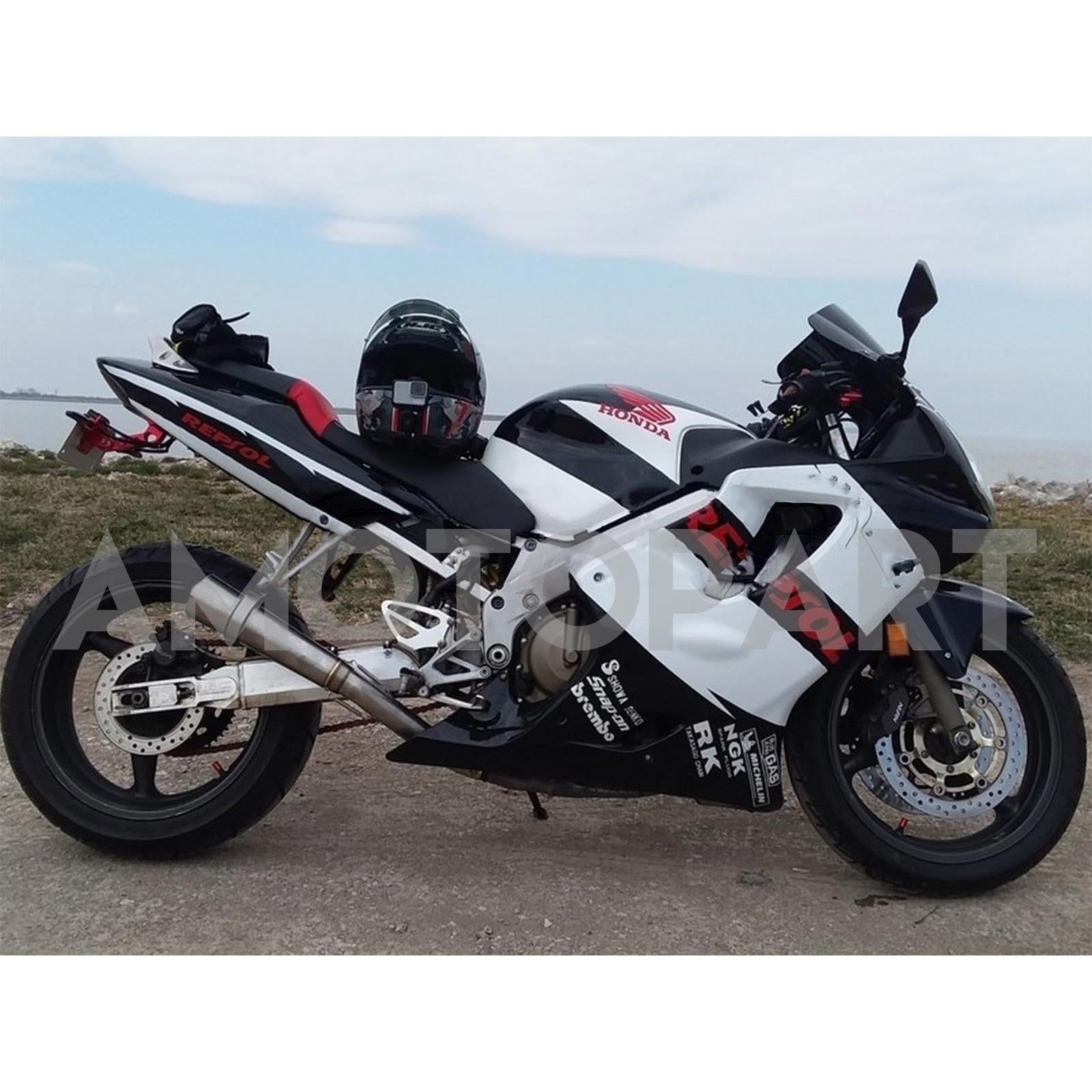 Amotopart Honda CBR600 F4i 2004-2007 White&Black Fairing Kit