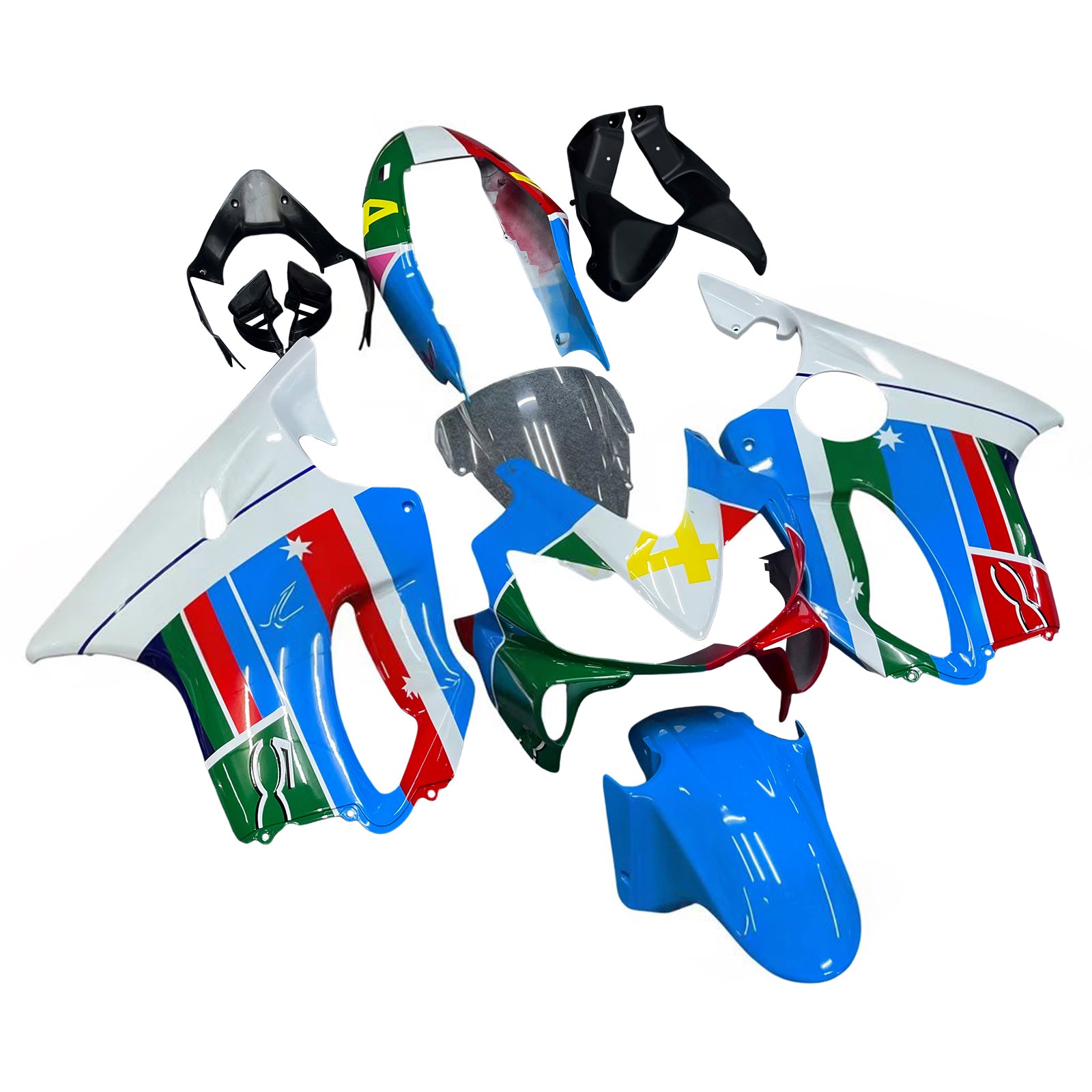 Amotopart Honda CBR600 F4i 2004-2007 Multicolor Fairing Kit