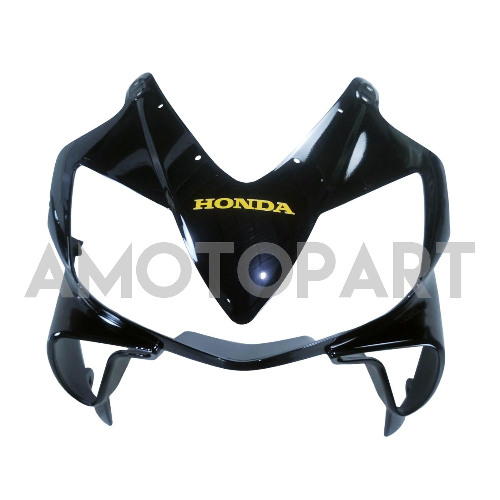 Amotopart 2004-2007 CBR600 F4I Honda Black s sadou víla žlutého loga