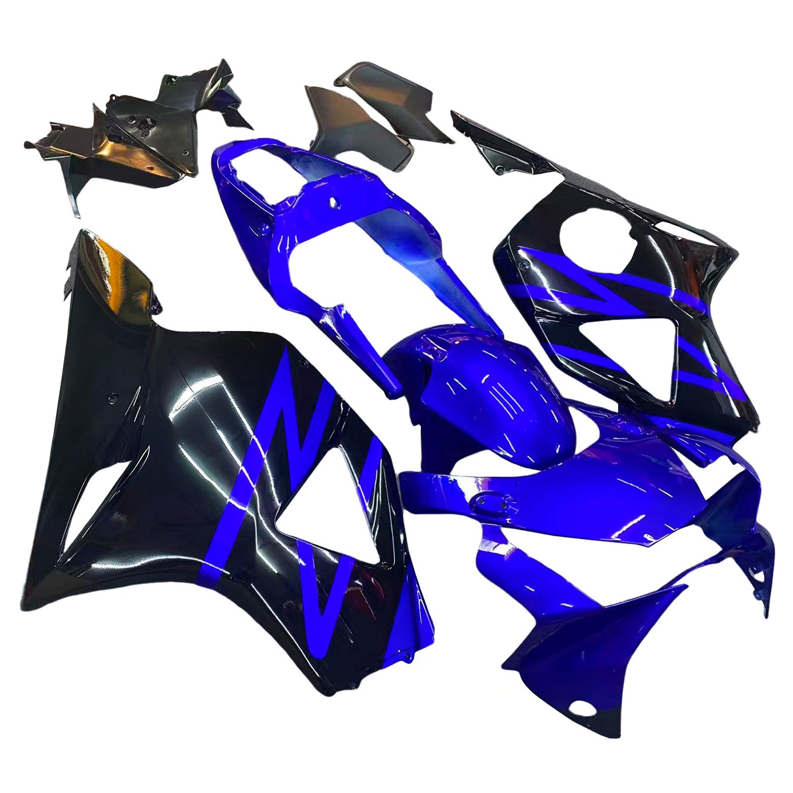 Amotopart 2002-2003 Honda CBR954 Blue Black Fairing Kit