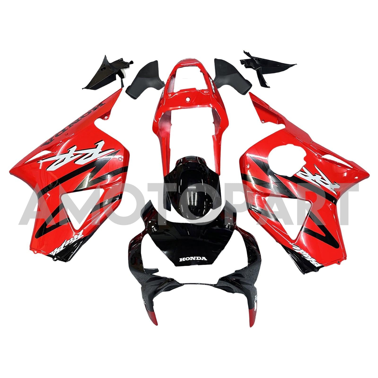 Amotopart 2002-2003 CBR954 Honda Red & Black Failing Kit