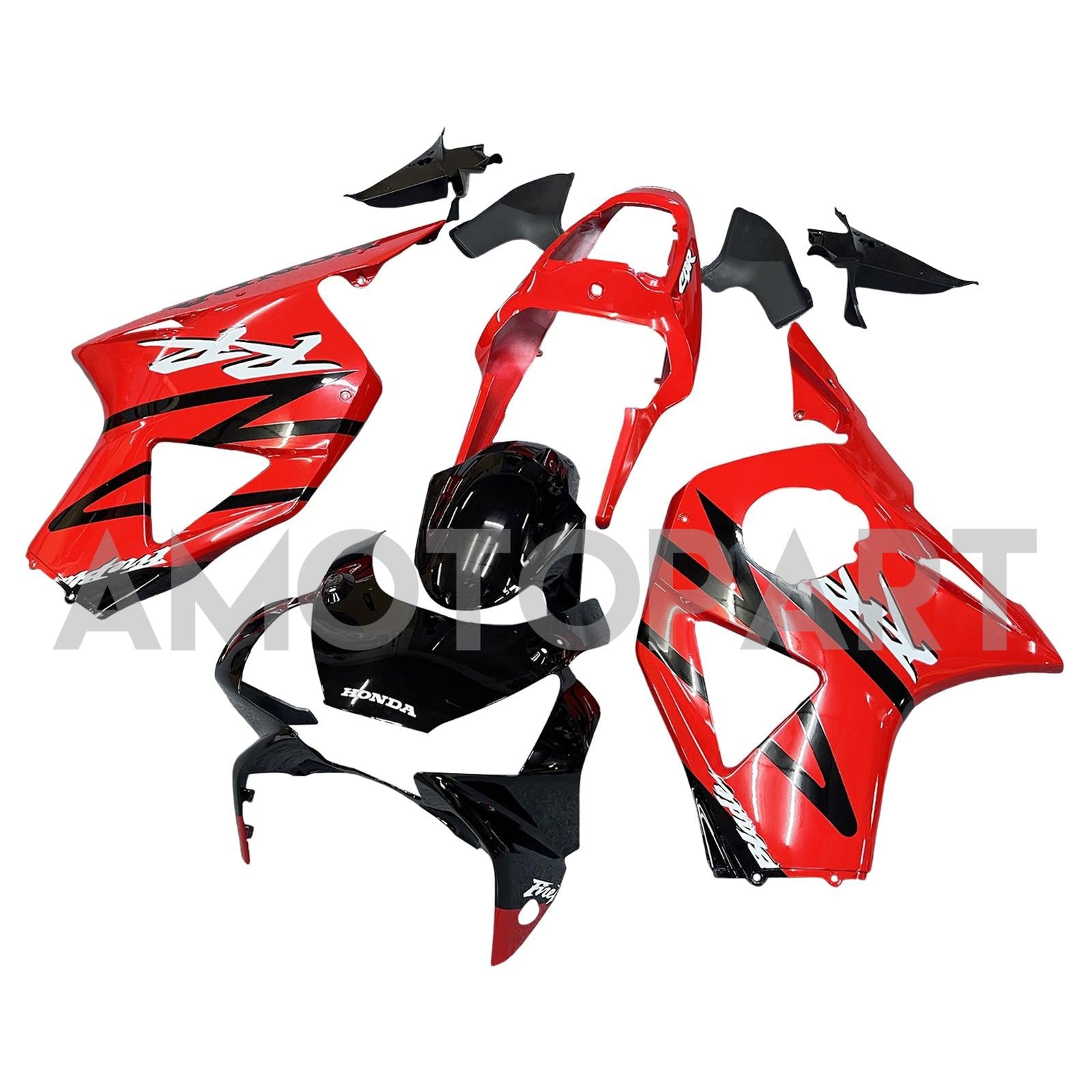 Amotopart 2002-2003 CBR954 Honda Red & Black Failing Kit