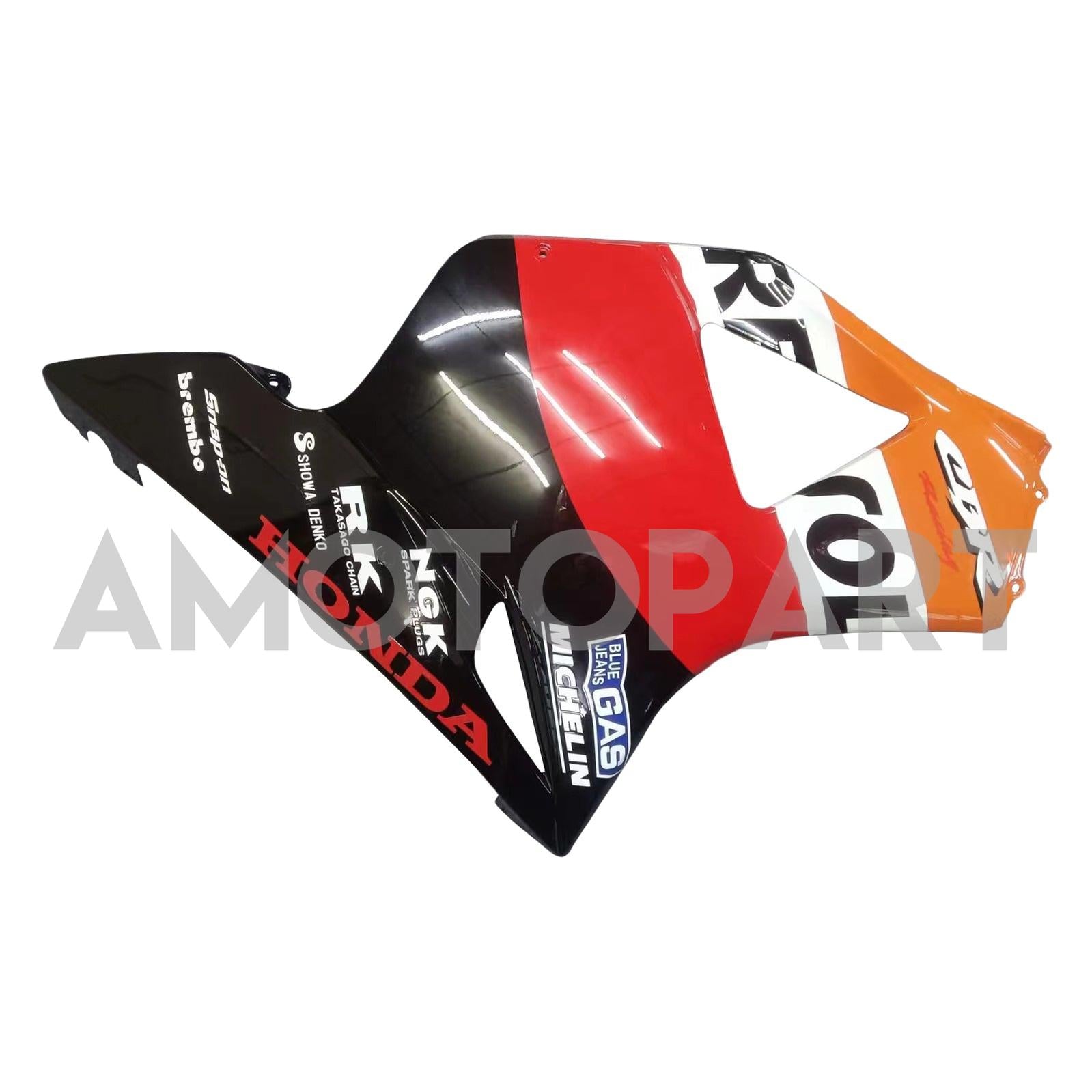 Amotopart 2002-2003 ホンダ CBR954 フェアリング オレンジ&ブラック キット