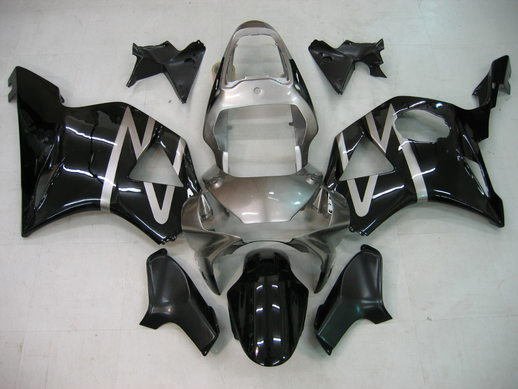 Amotopart 2002–2003 Honda CBR954 Silber Schwarz Verkleidungsset