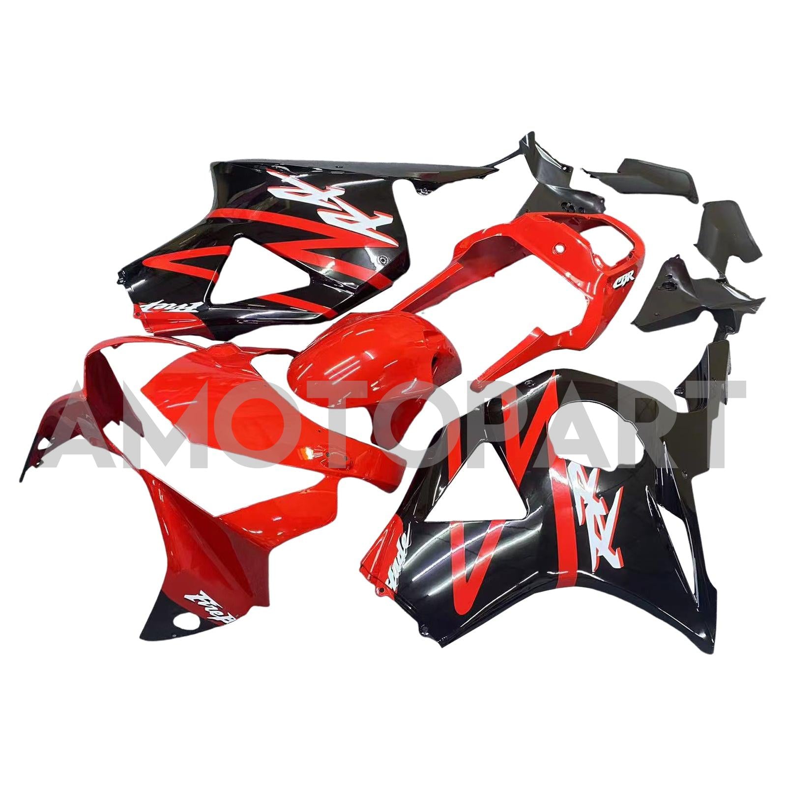 Amotopart 2002-2003 Honda CBR954 FARION RED & BLACK KIT