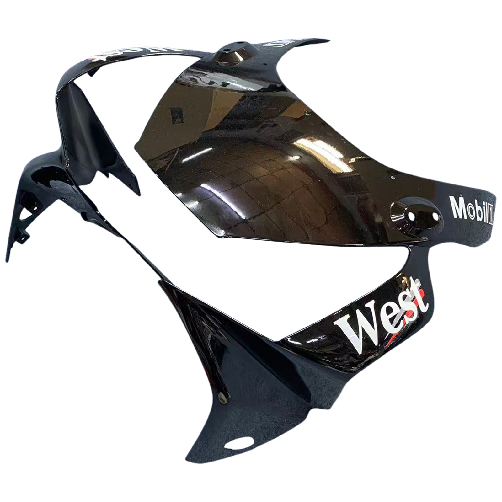 Amotopart 2002-2003 Honda CBR954 White Black Fairing Kit