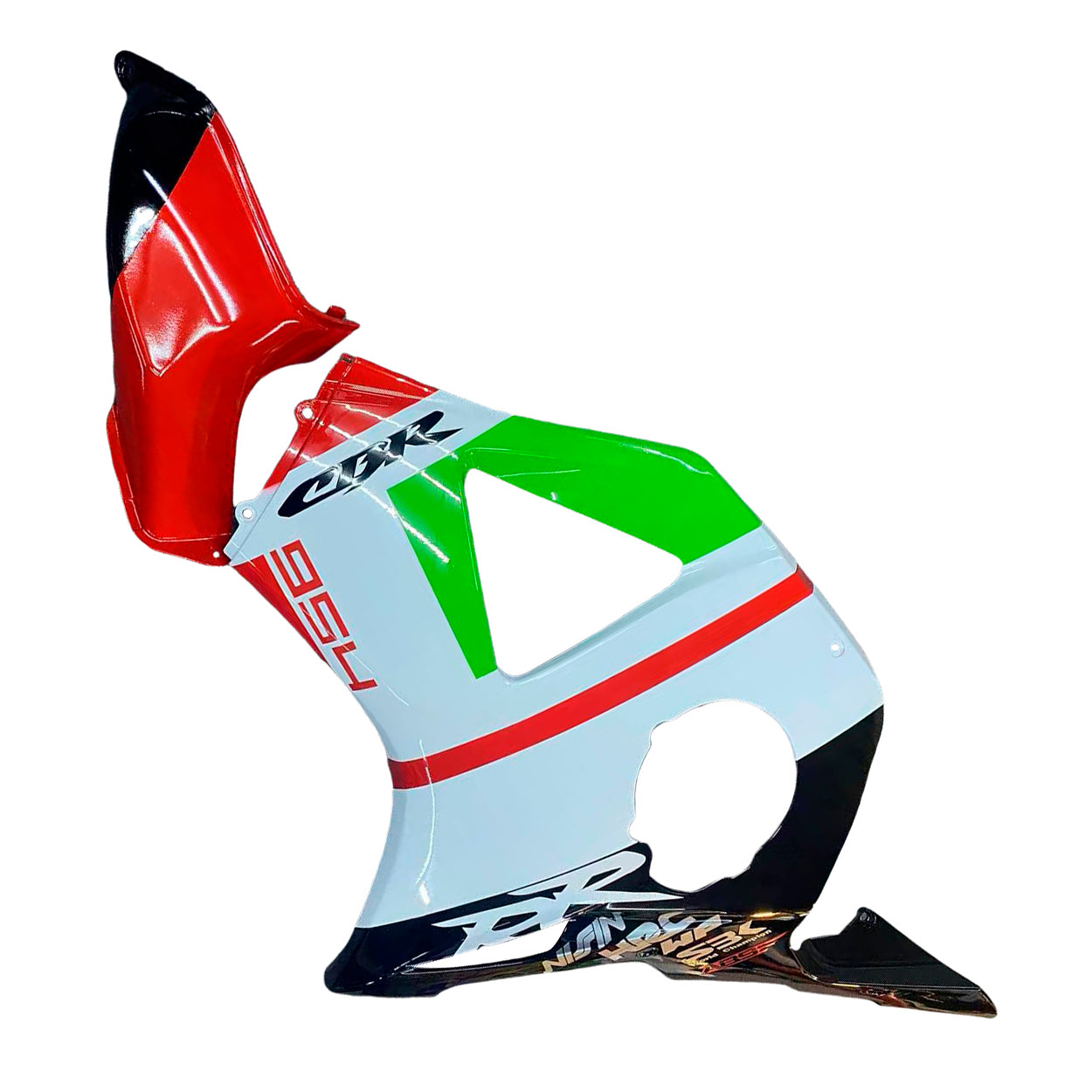 Amotopart 2002-2003 CBR954 Honda Red & Green Fair Kit