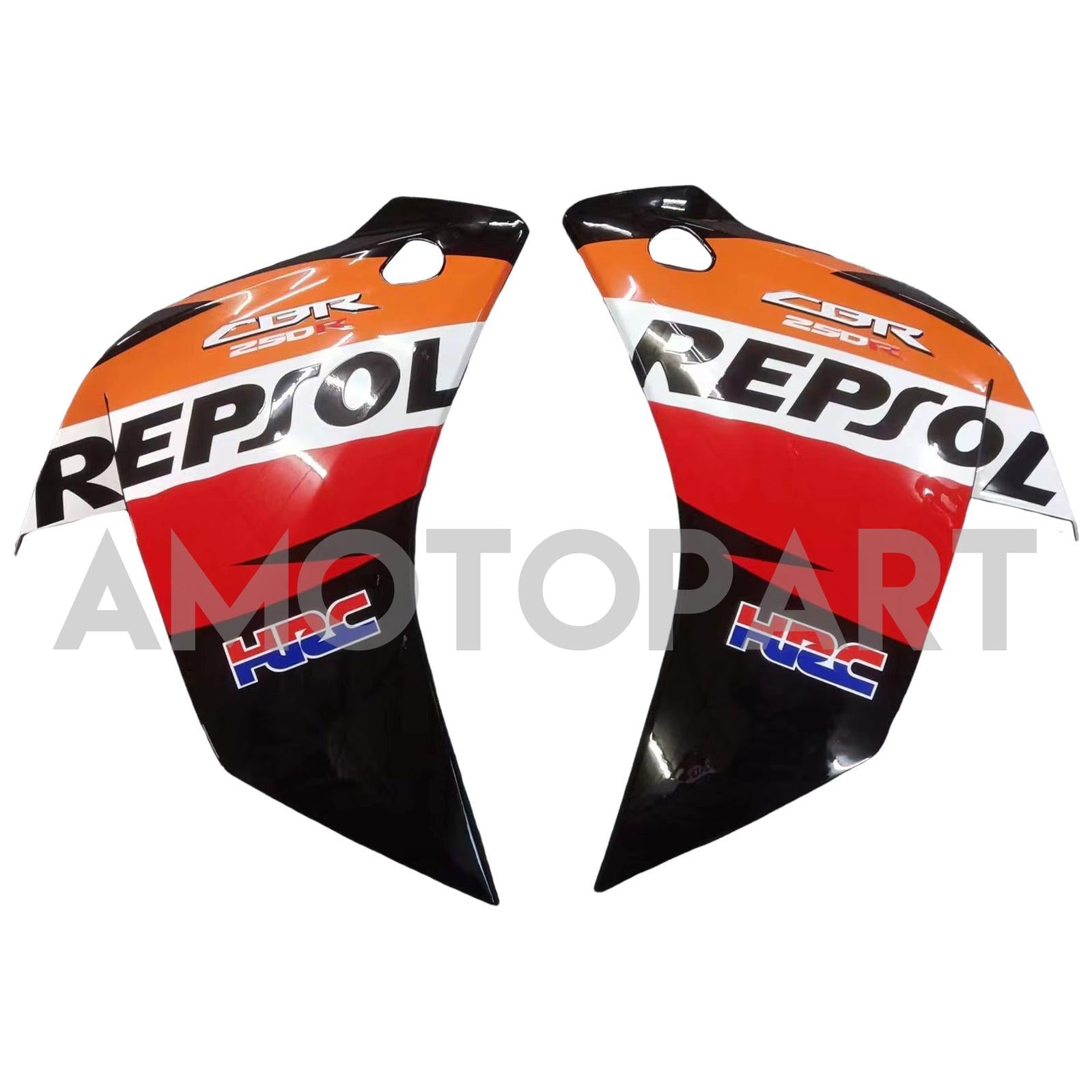 Amotopart Honda CBR250R 2011-2015 Orange&Red Repjol Fairing Kit