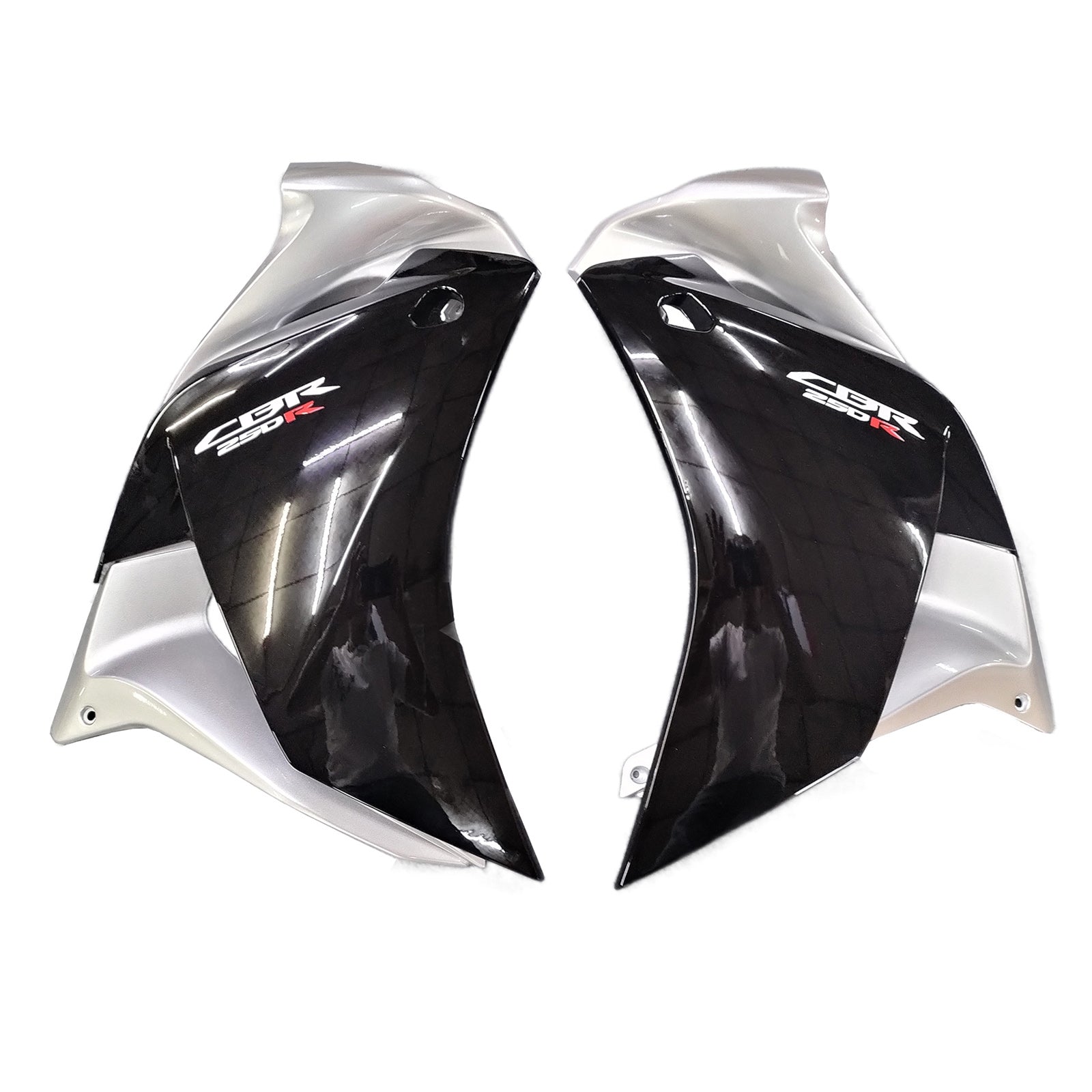 Amotopart Honda CBR250R 2011-2015 Sliver&Black Fairing Kit
