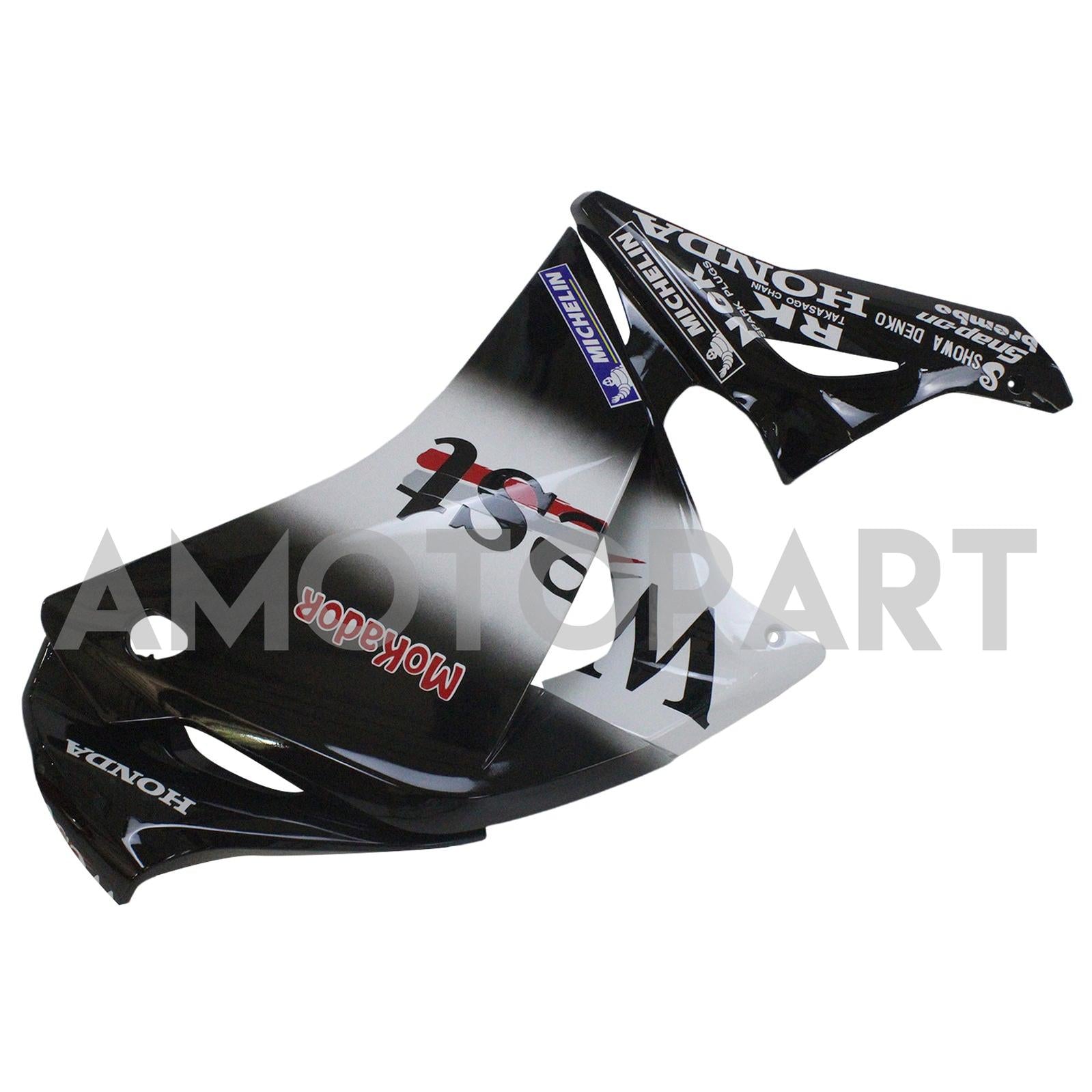 Amotopart 2011-2015 Honda CBR250R White Black Fairing Kit