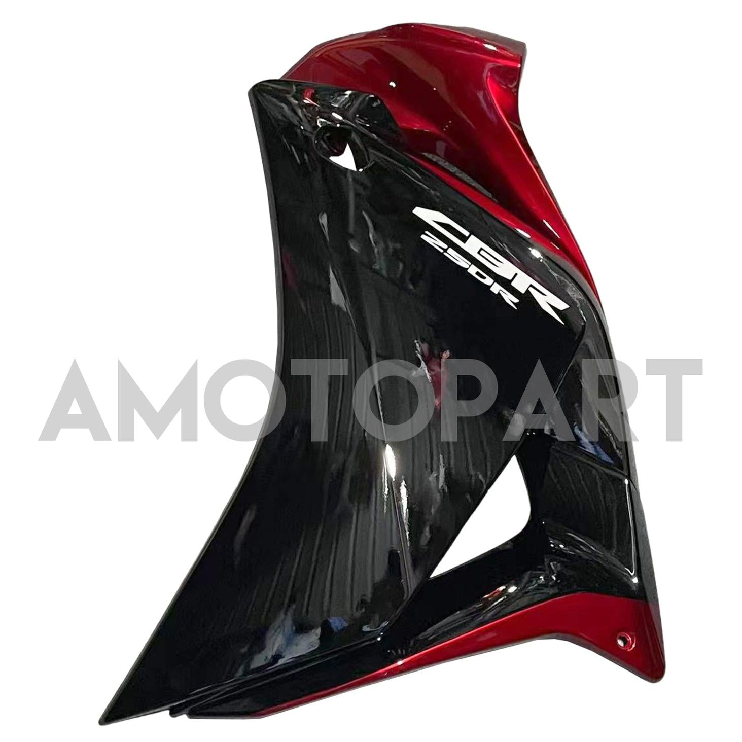 Amotopart Honda CBR250R 2011-2015 Glossy Black&Red Fairing Kit