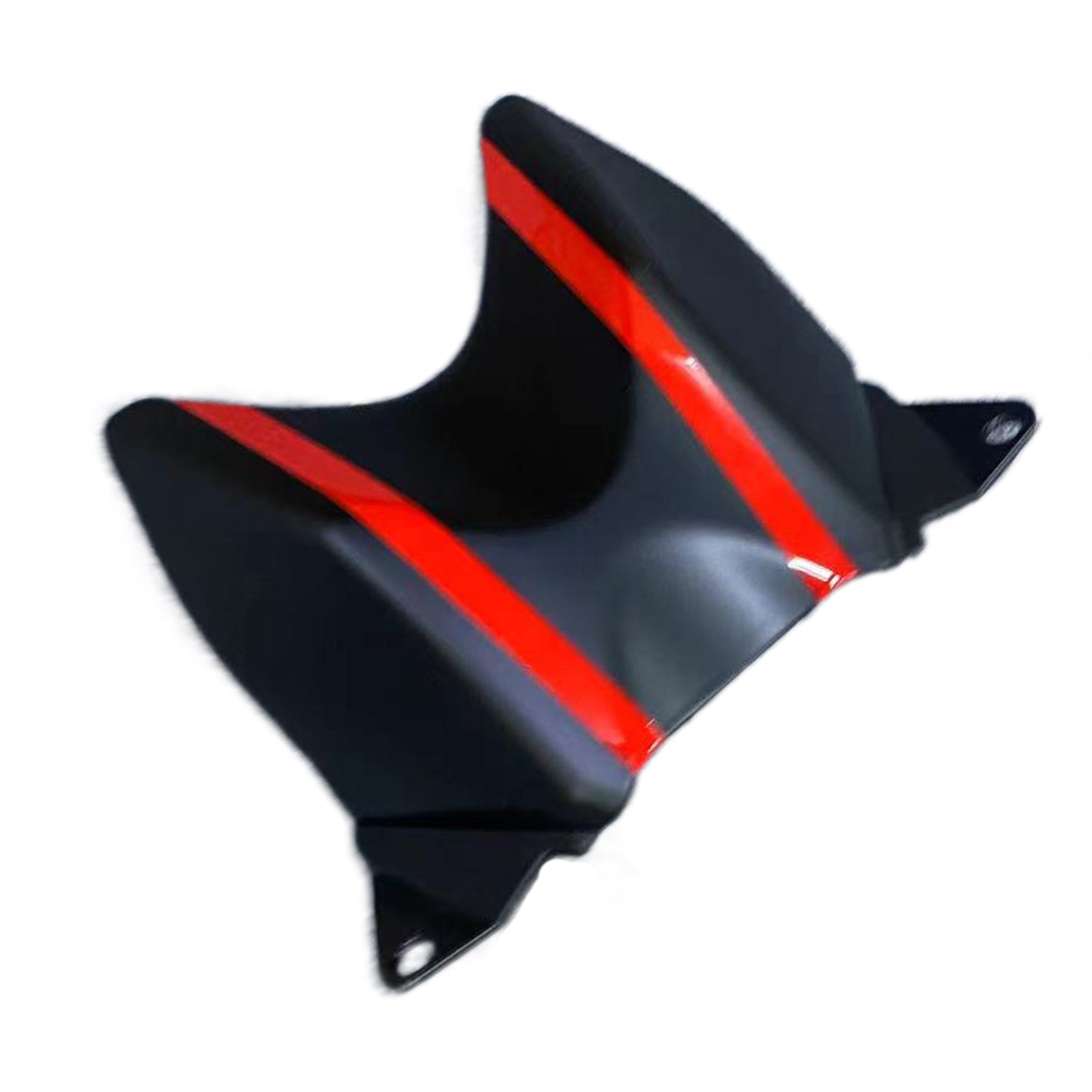 Amotopart 2011-2015 CBR250R Honda Black avec Kit de carénage à rayures rouges
