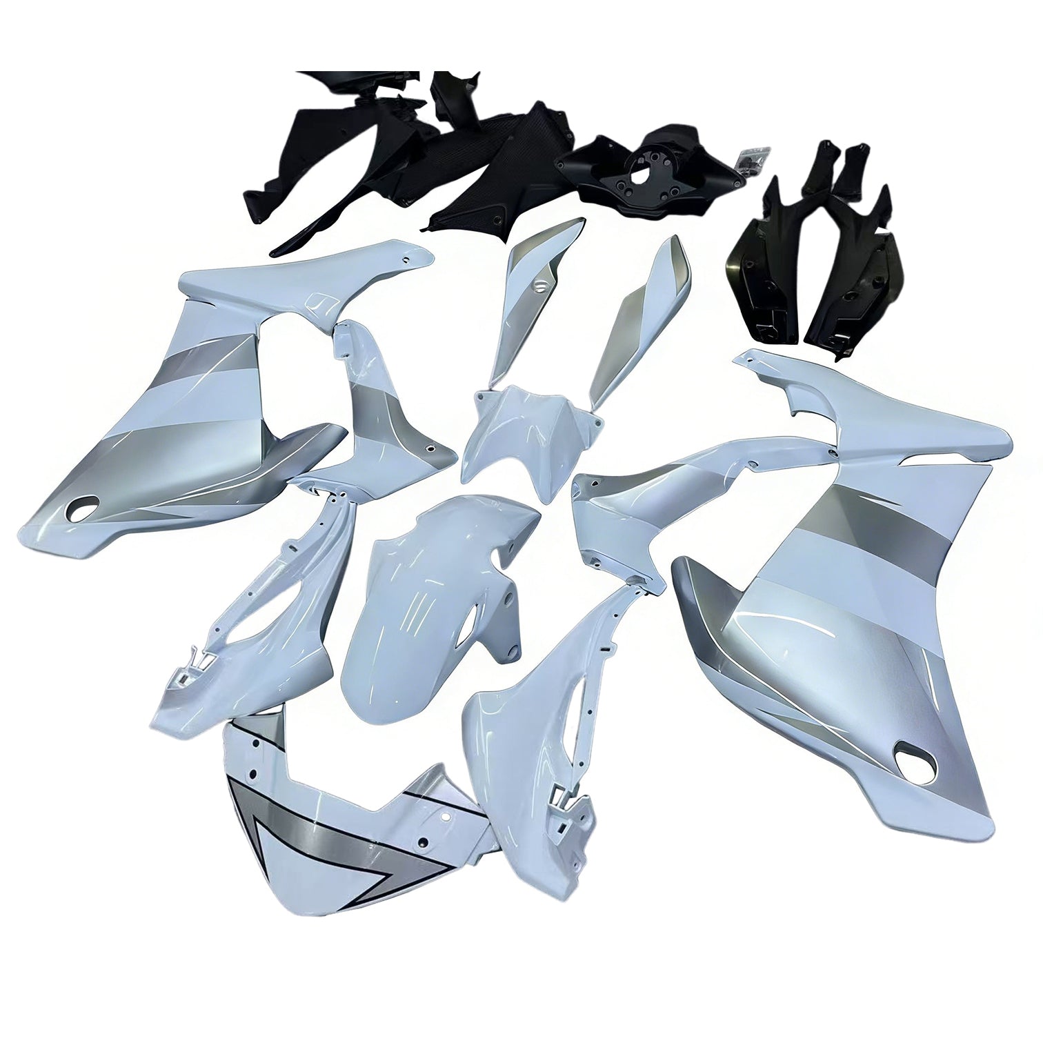 Amotopart 2011-2015 CBR250R Honda Grå&Wvit kåpsats