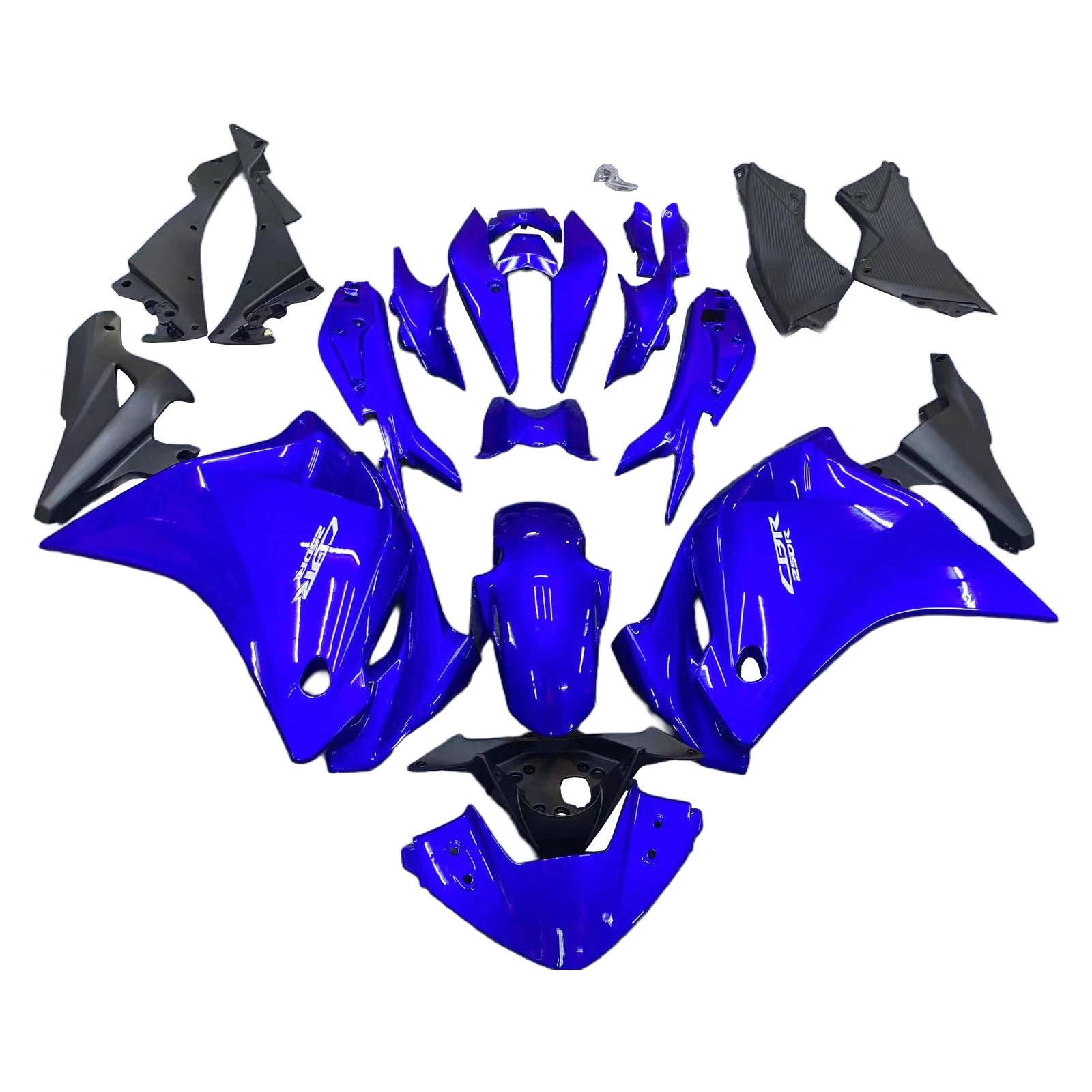 Amotopart 2011-2015 CBR250R Honda Blue Fairing Kit