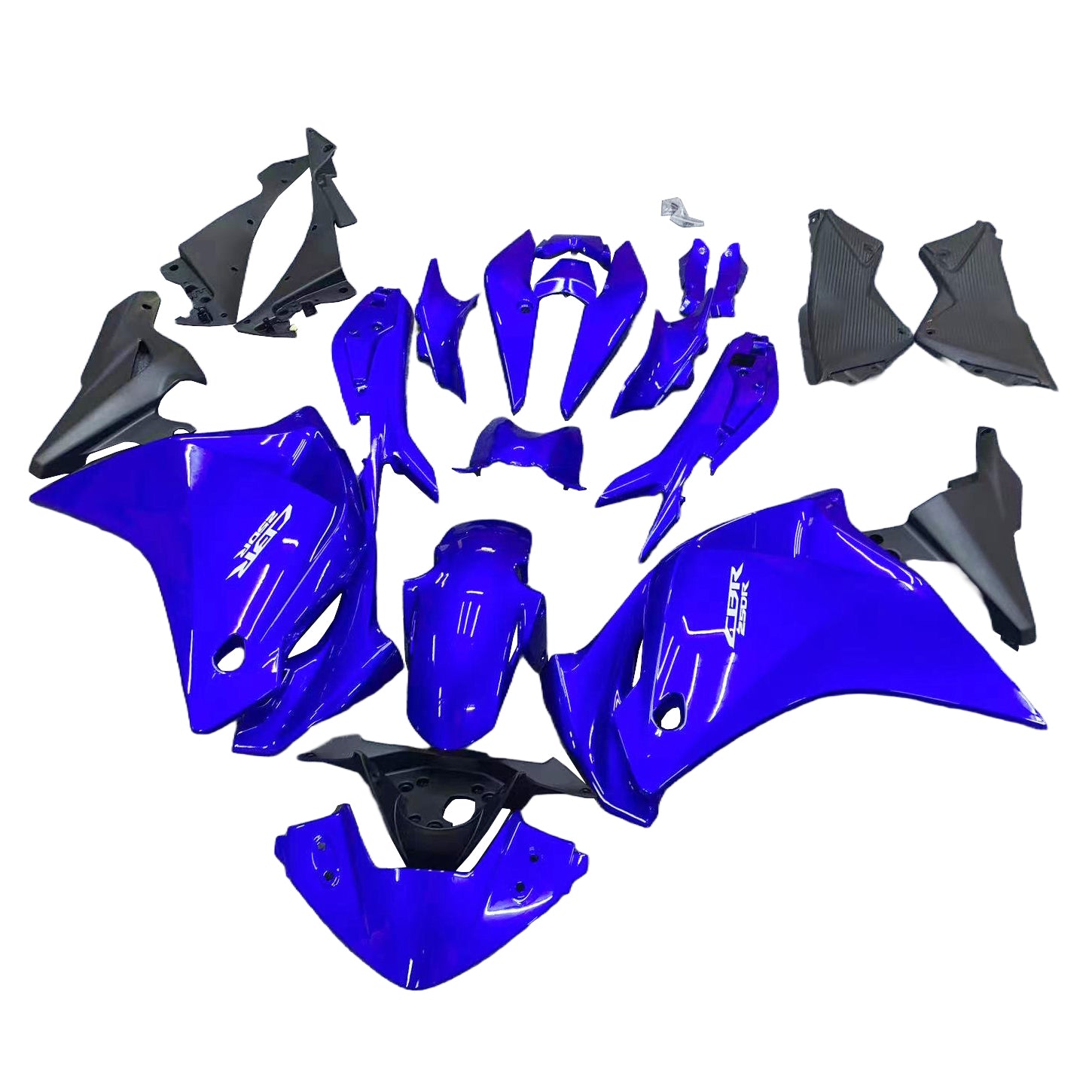 Amotopart 2011-2015 CBR250R Honda Blue Fairing Kit