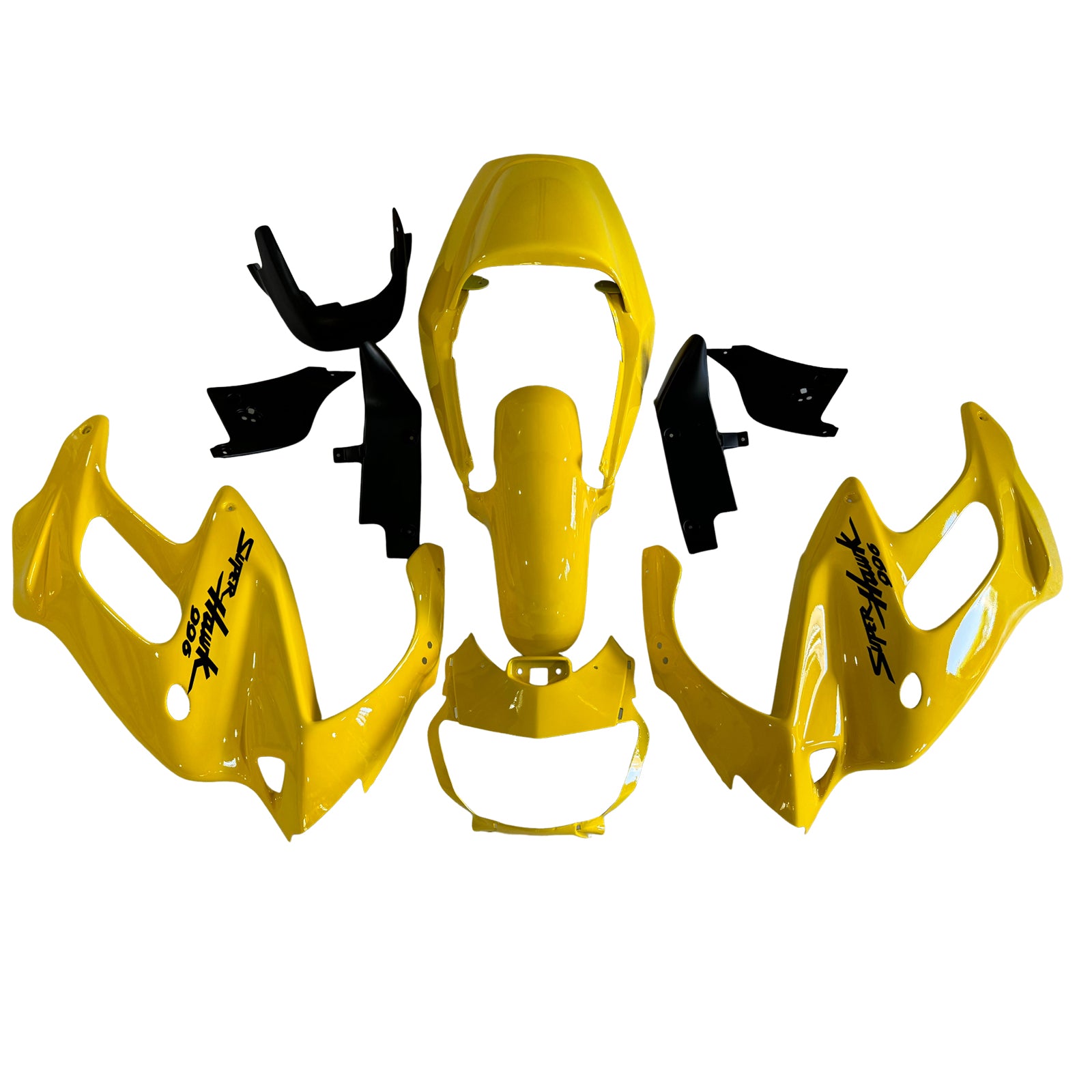 Amotopart 1997-2005 Honda VTR1000F Yellow Fairing Kit