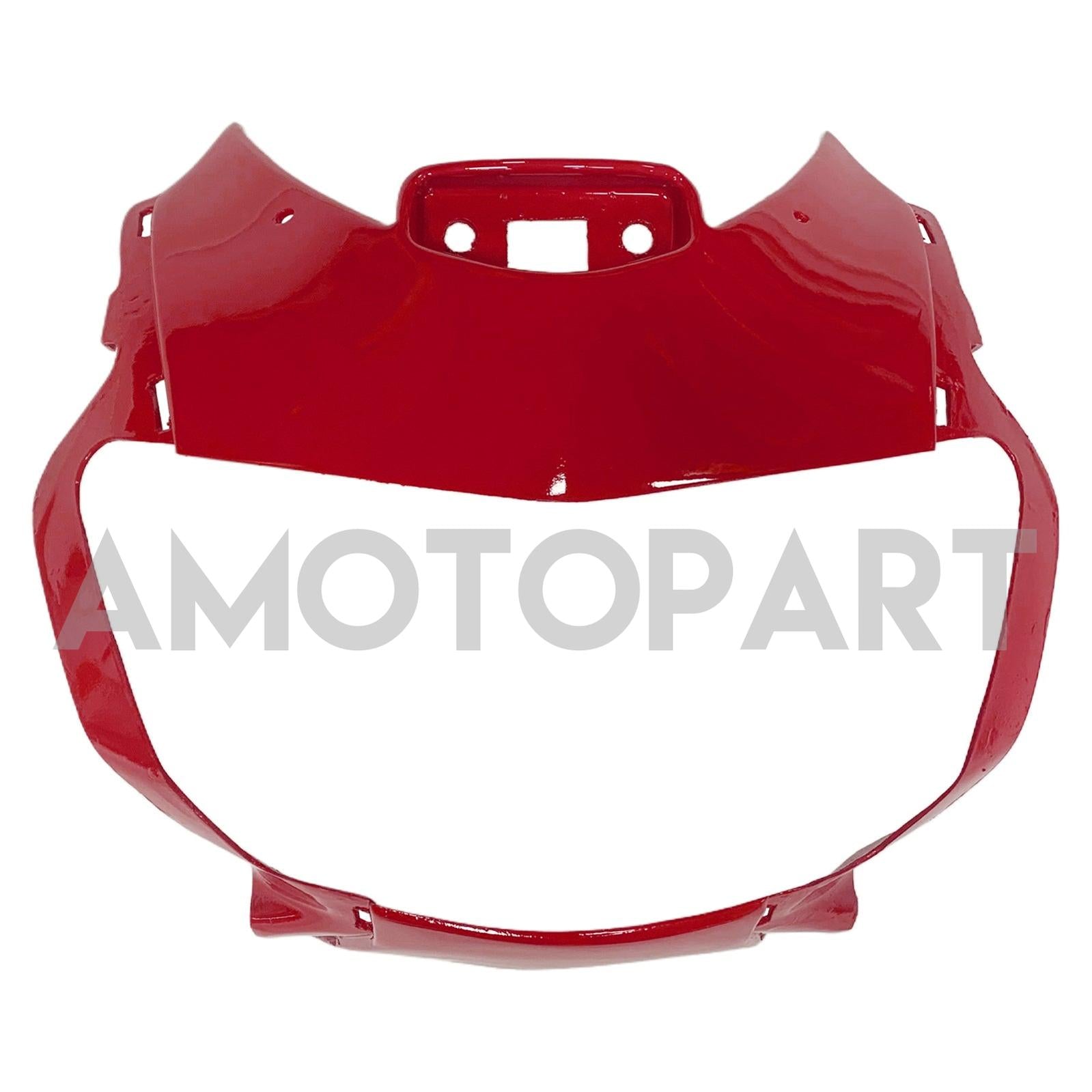 Amotopart 1997-2005 VTR1000F Honda Red with Black Logo Fairing Kit