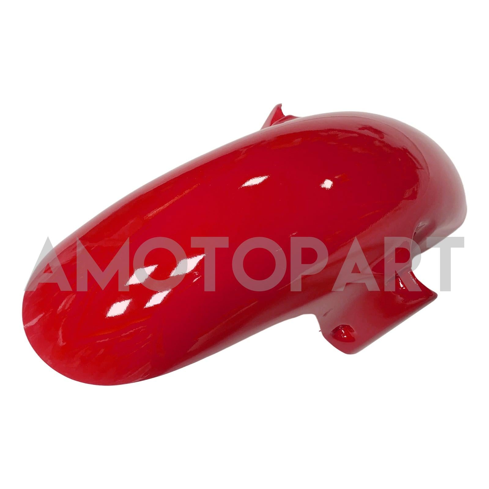 Amotopart 1997-2005 VTR1000F Honda Red with Black Logo Fairing Kit