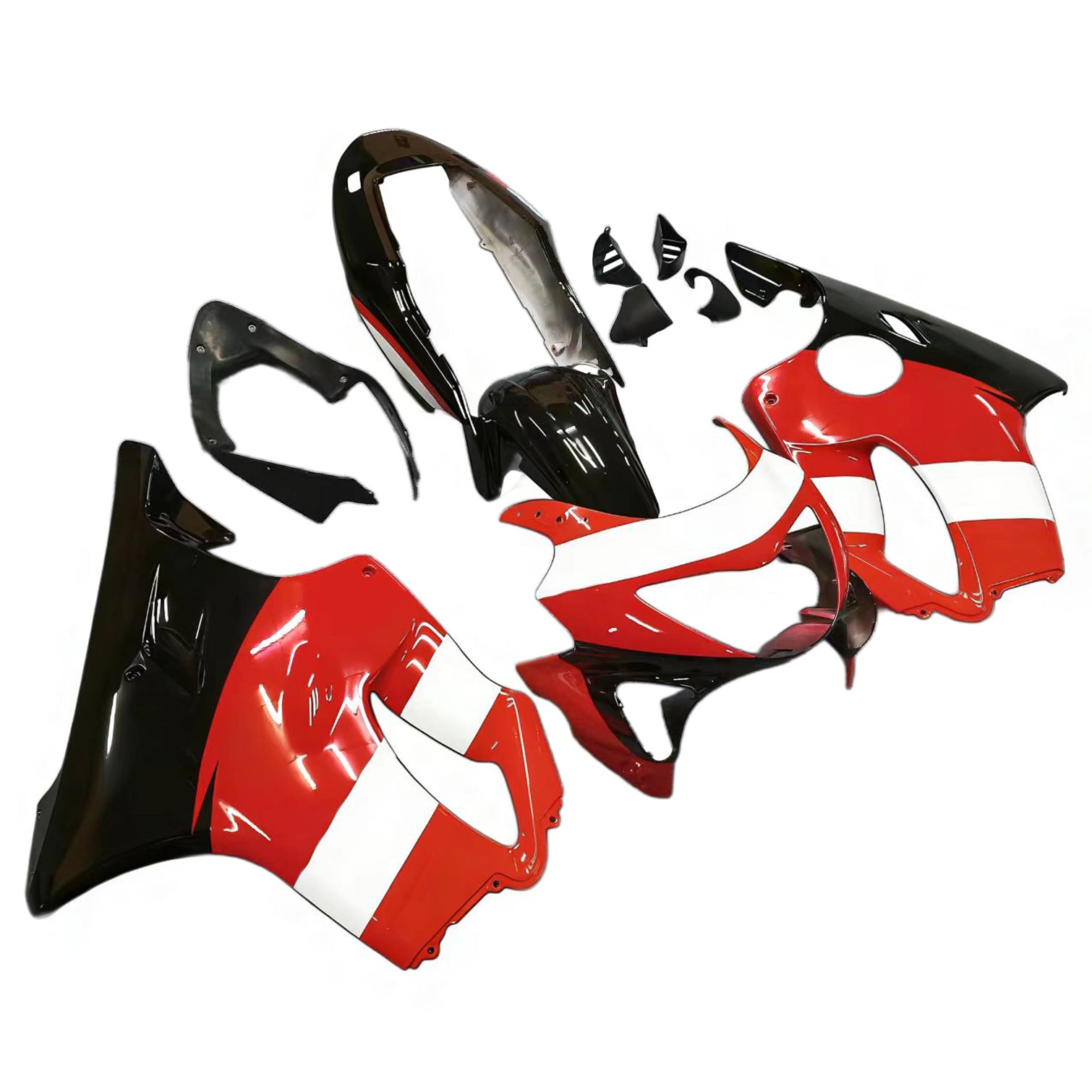 Amotopart Honda CBR600F4 1999-2000 Red&Orange Repjol Fairing Kit