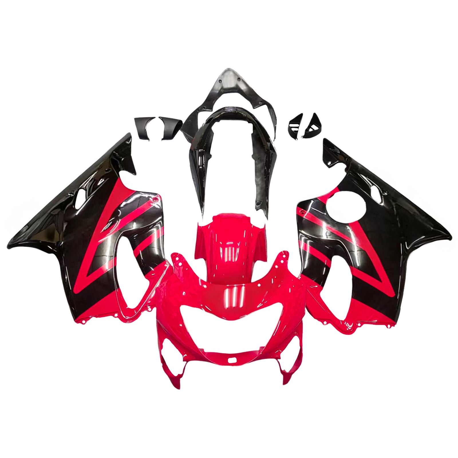 Amotopart Honda CBR600F4 1999-2000 Red & Black Style 1 Failing Kit