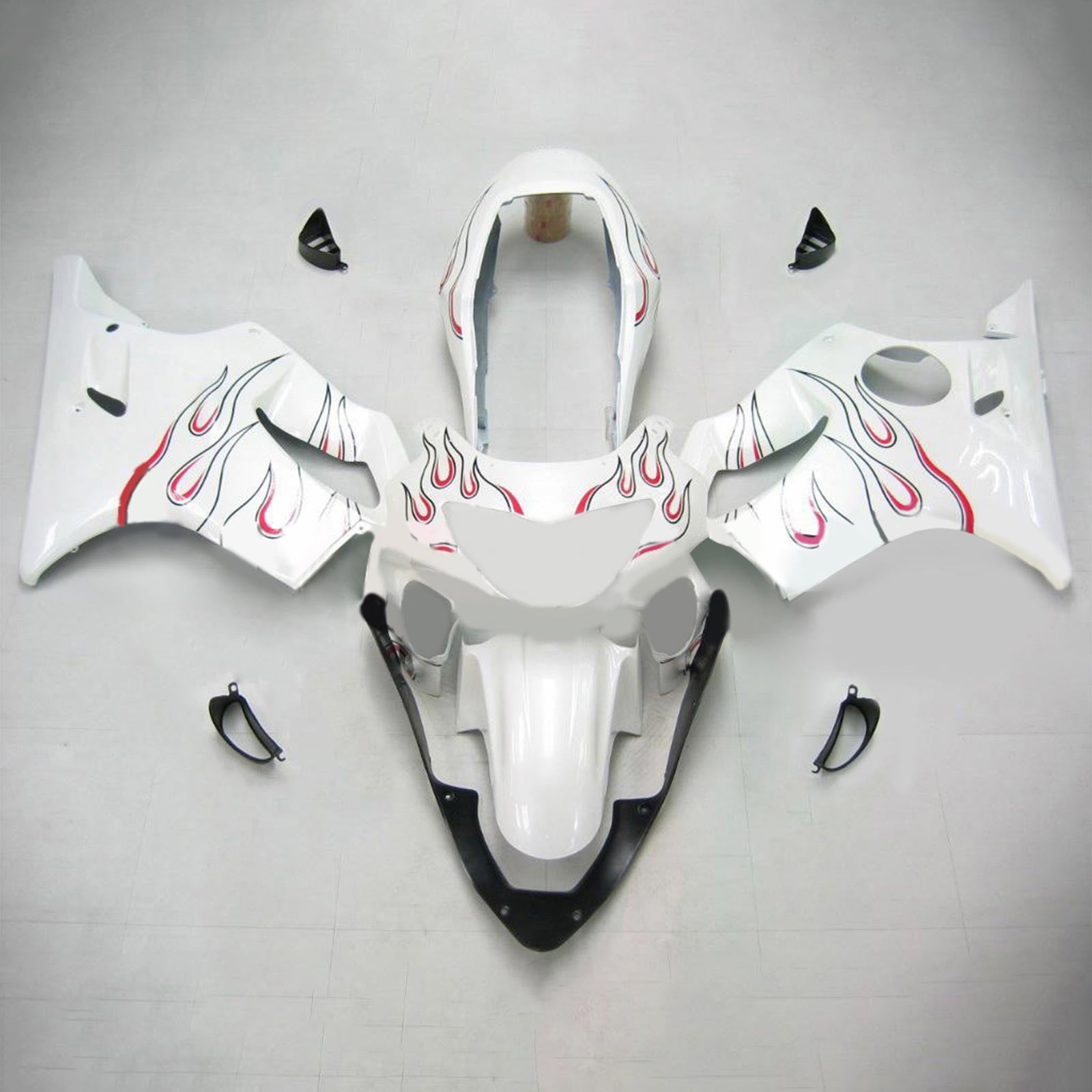 Amotopart Honda CBR600F4 1999-2000 Bílá&RSada kapotáže ed