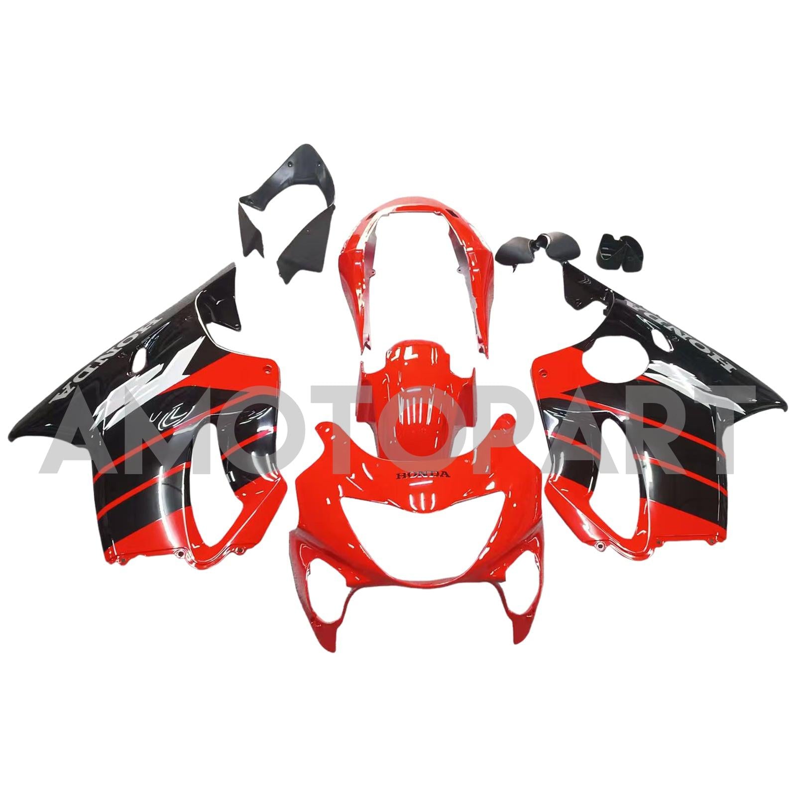Amotopart 1999-2000 CBR600 F4 Honda Red&Black Fairing Kit