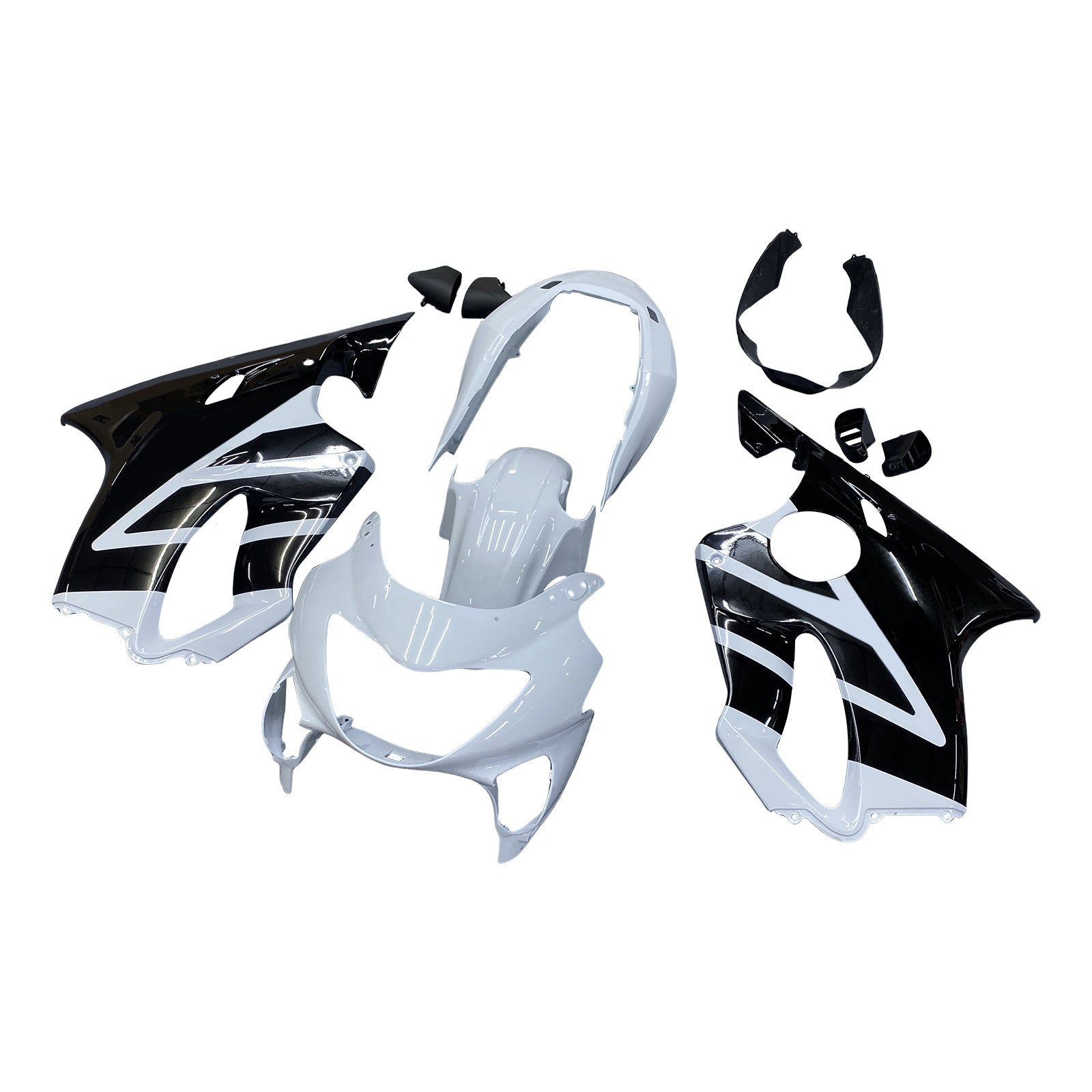 Amotopart 1999-2000 CBR600 F4 Honda White&Black Fairing Kit