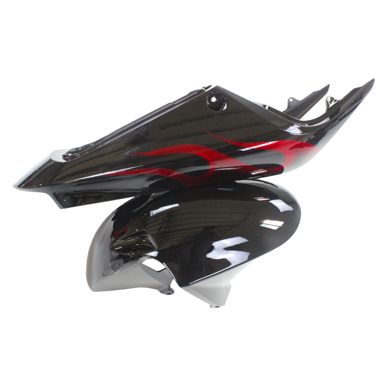 Amotopart 2000-2001 Honda CBR929RR Fairing Black&Red Fire Kit