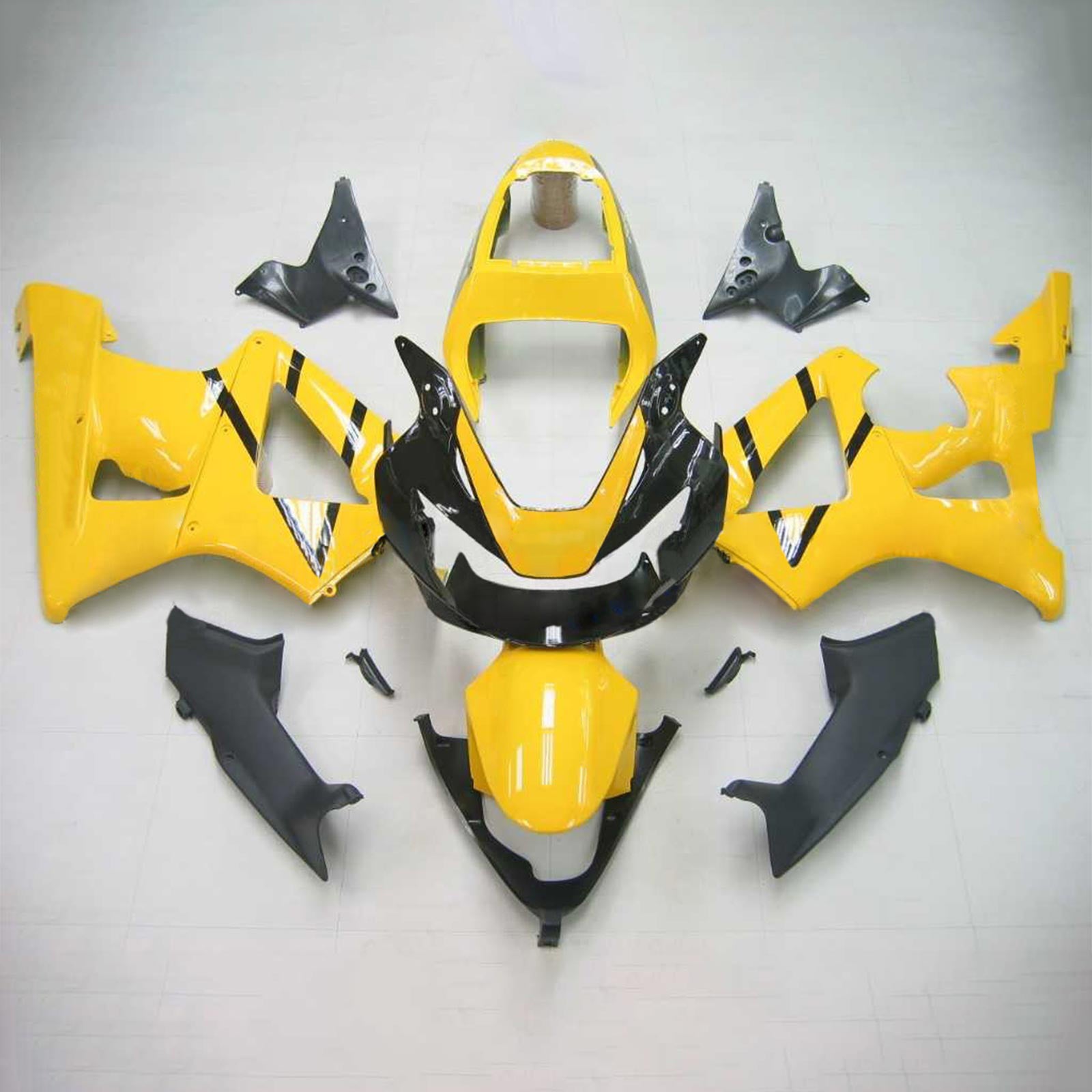 Amotopart 2000-2001 Honda CBR929RR Fairing Yellow Kit