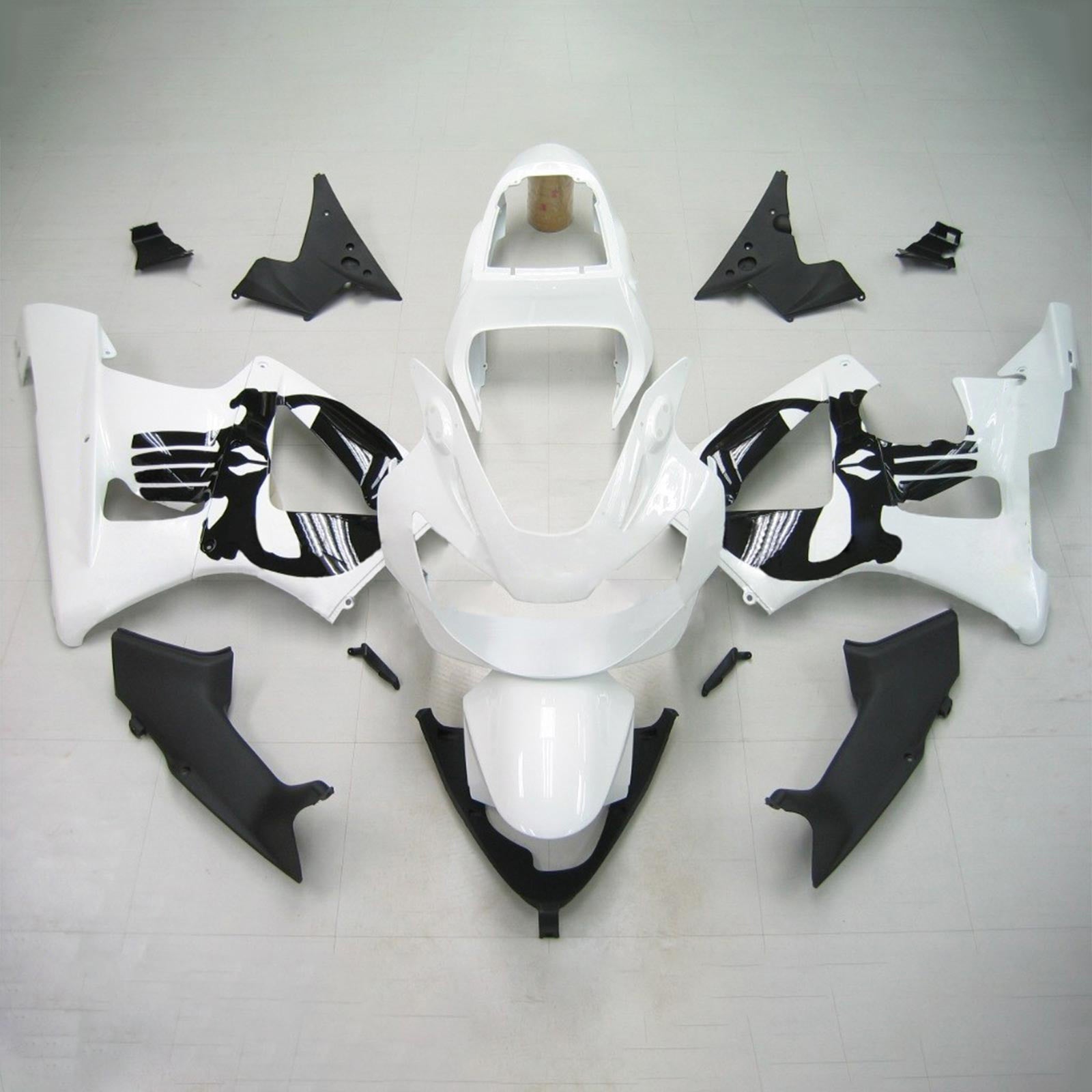 Amotopart 2000-2001 Honda CBR929RR Fairing White Skull Kit