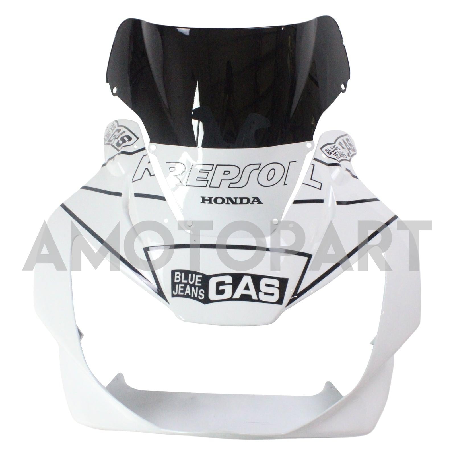 Amotopart 2000-2001 Honda CBR929RR Fairing Black&White Repjol Kit