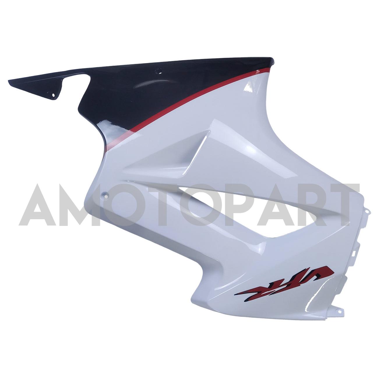 Amotopart 2002-2012 Honda VFR800 White&Black Fairing KIt