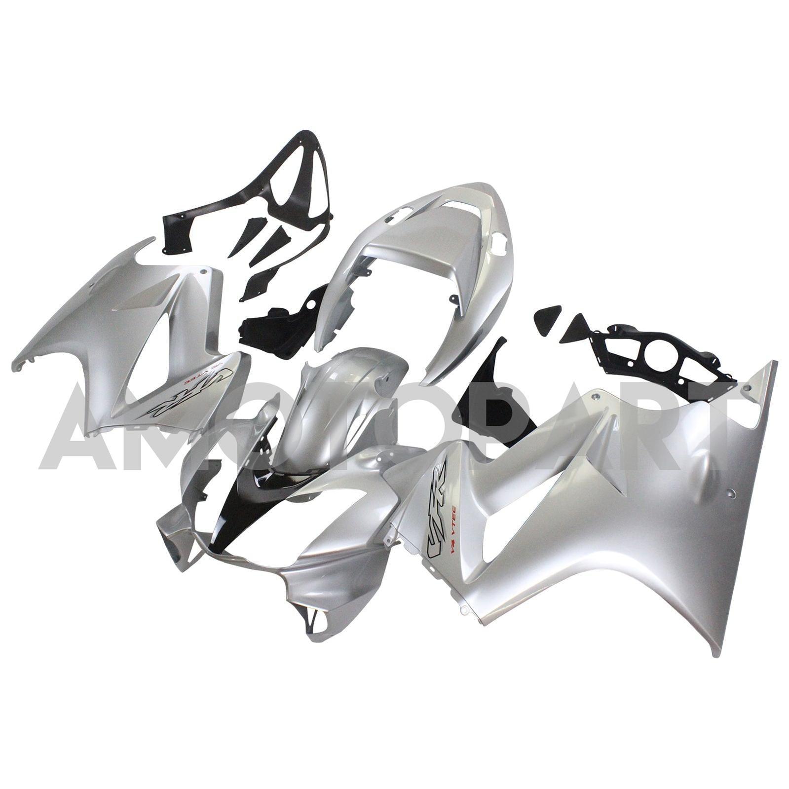Amotopart 2002-2013 ホンダ VFR800 シルバー フェアリング キット