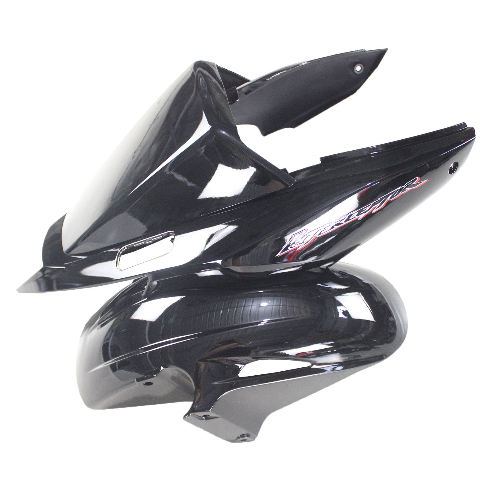 Amotopart 2002-2013 Honda VFR800 Gloss Black Fairing Kit
