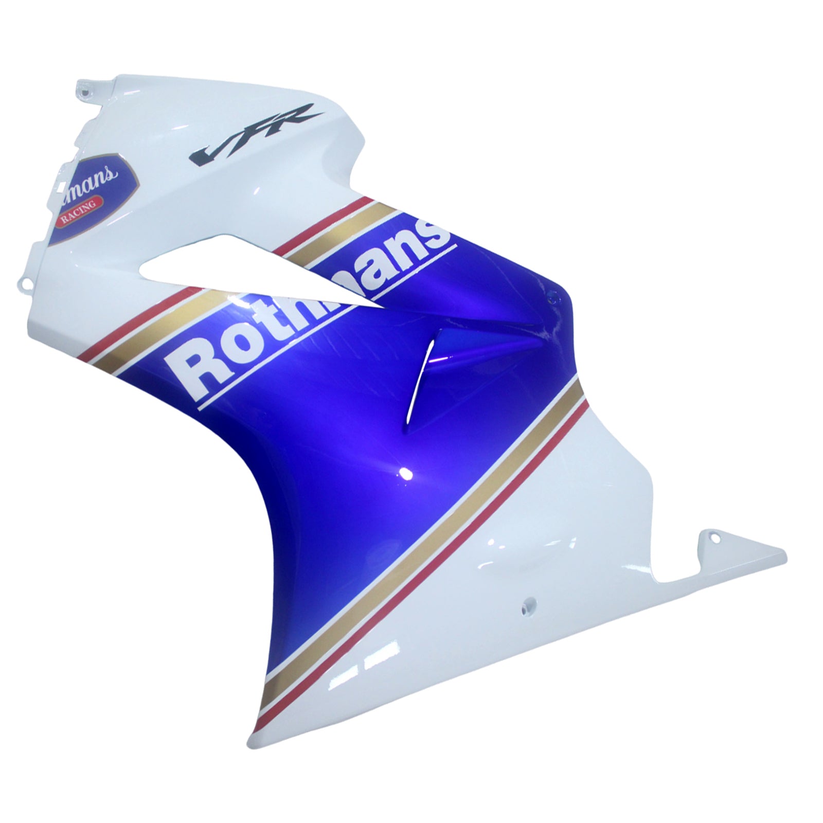 Amotopart 2002-2013 Honda VFR800 Blue & White Style2 Zestaw owiewki