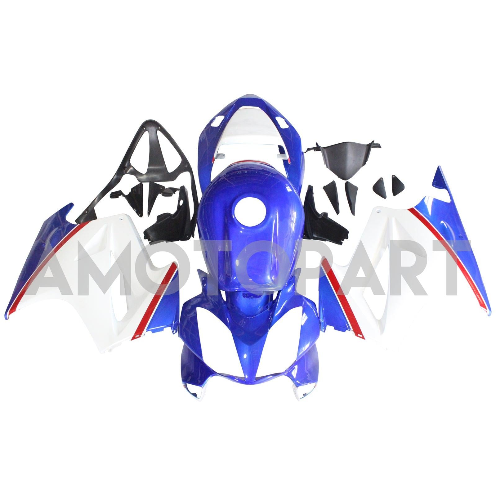 Amotopart 2002-2012 Honda VFR800 Blue&White Style3 Fairing Kit