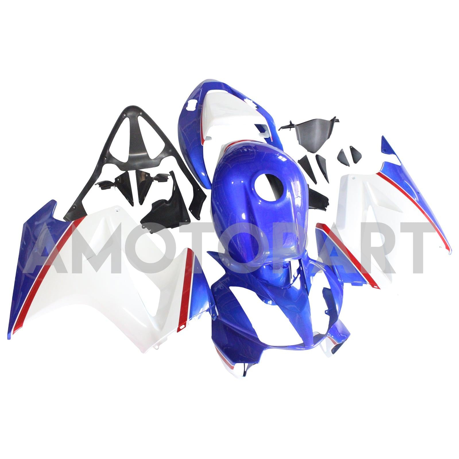 Amotopart 2002-2012 Honda VFR800 Blue&White Style3 Fairing Kit