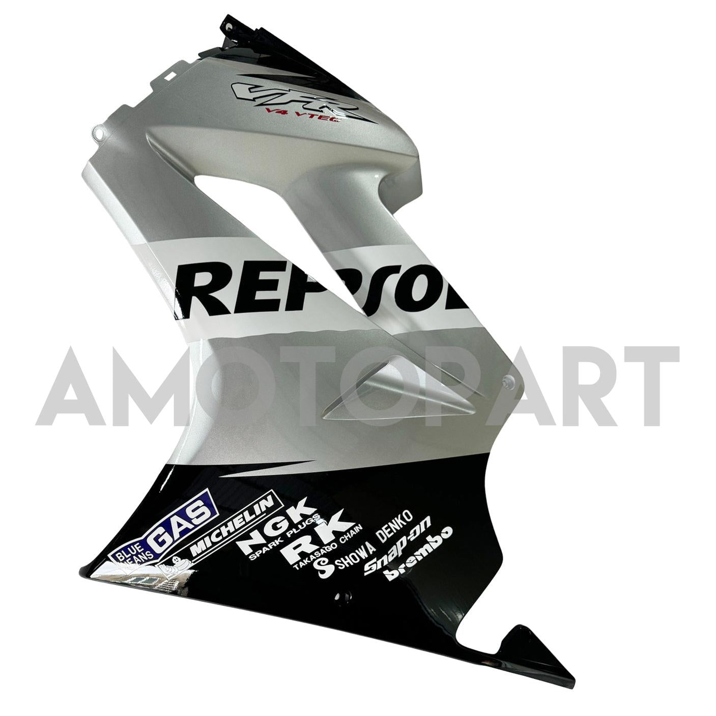 Amotopart 2002-2012 Honda VFR800 Grey&Black Fairing Kit